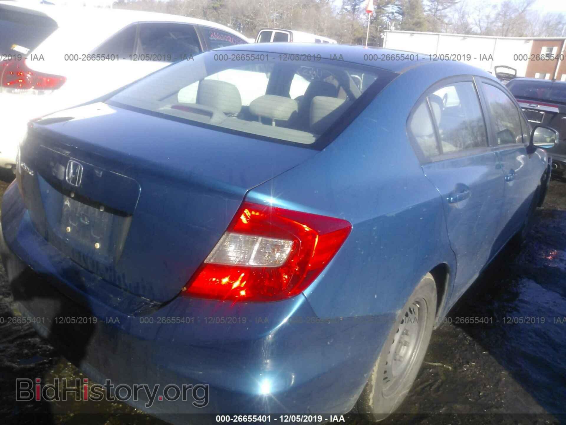 2012 HONDA CIVIC - VIN: 2HGFB2F57CH543317 - Photo 4