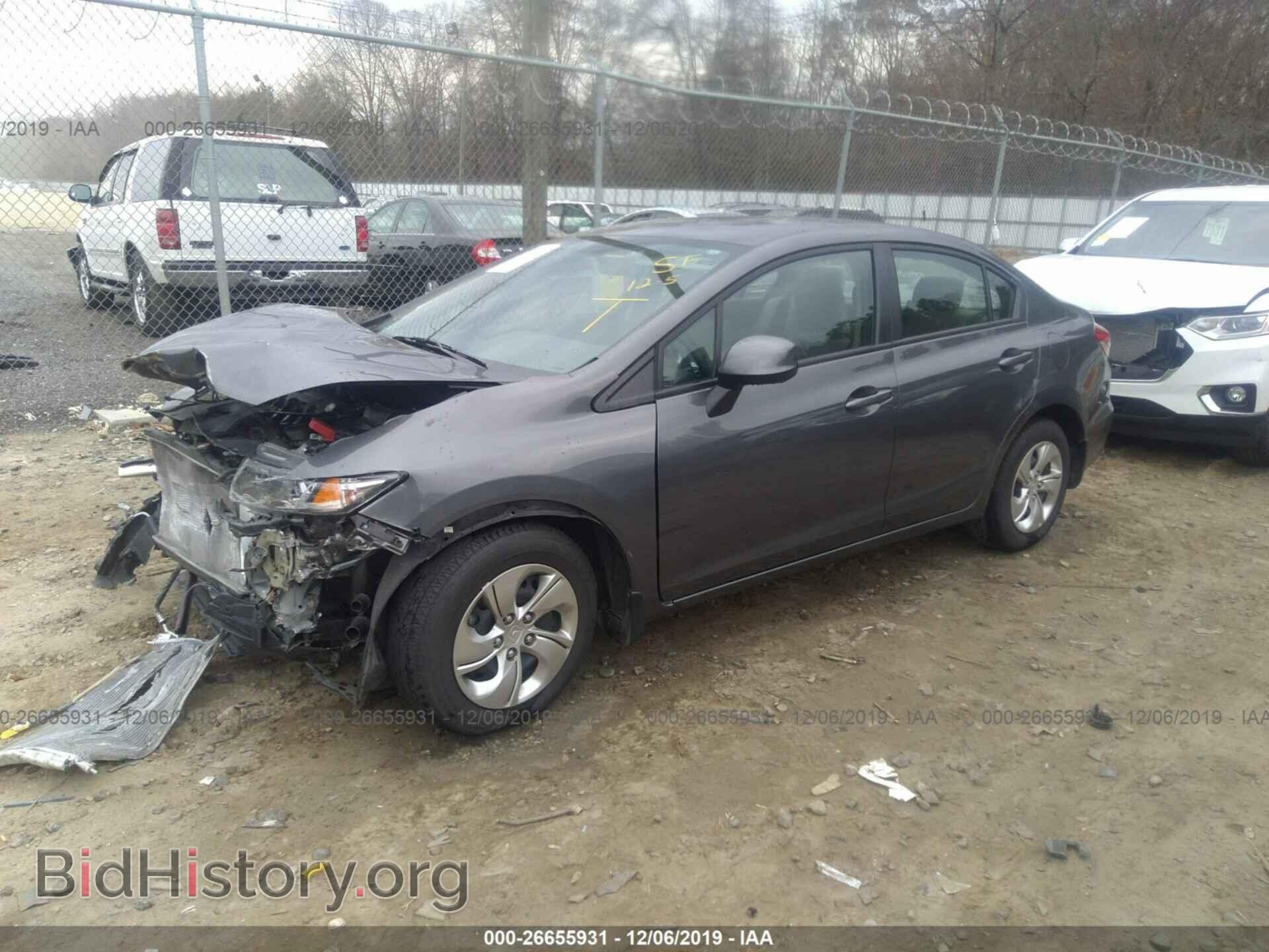 2013 HONDA CIVIC - VIN: 2HGFB2F5XDH514573 - Фото 2