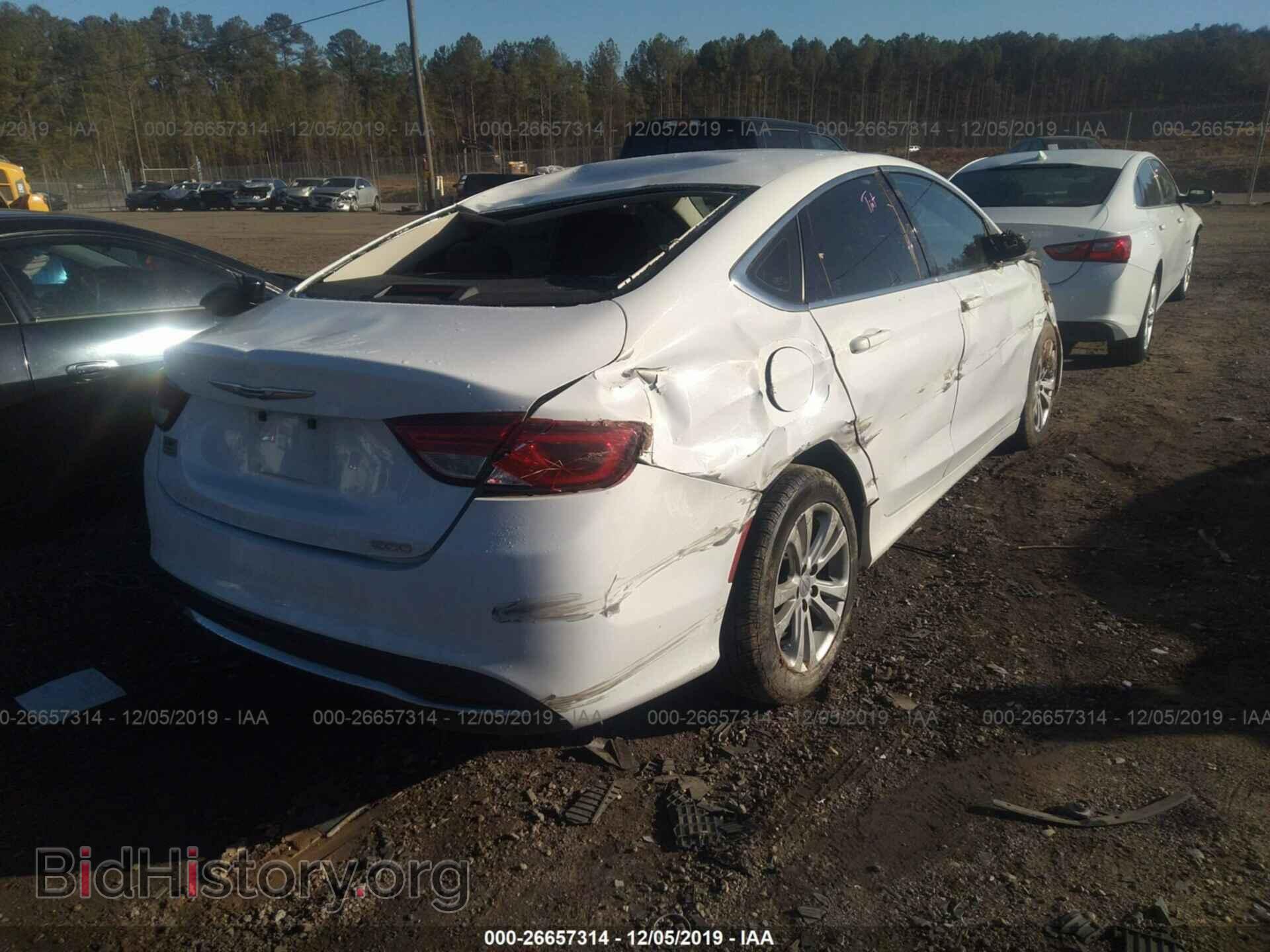 2015 CHRYSLER 200 - VIN: 1C3CCCABXFN697585 - Фото 4