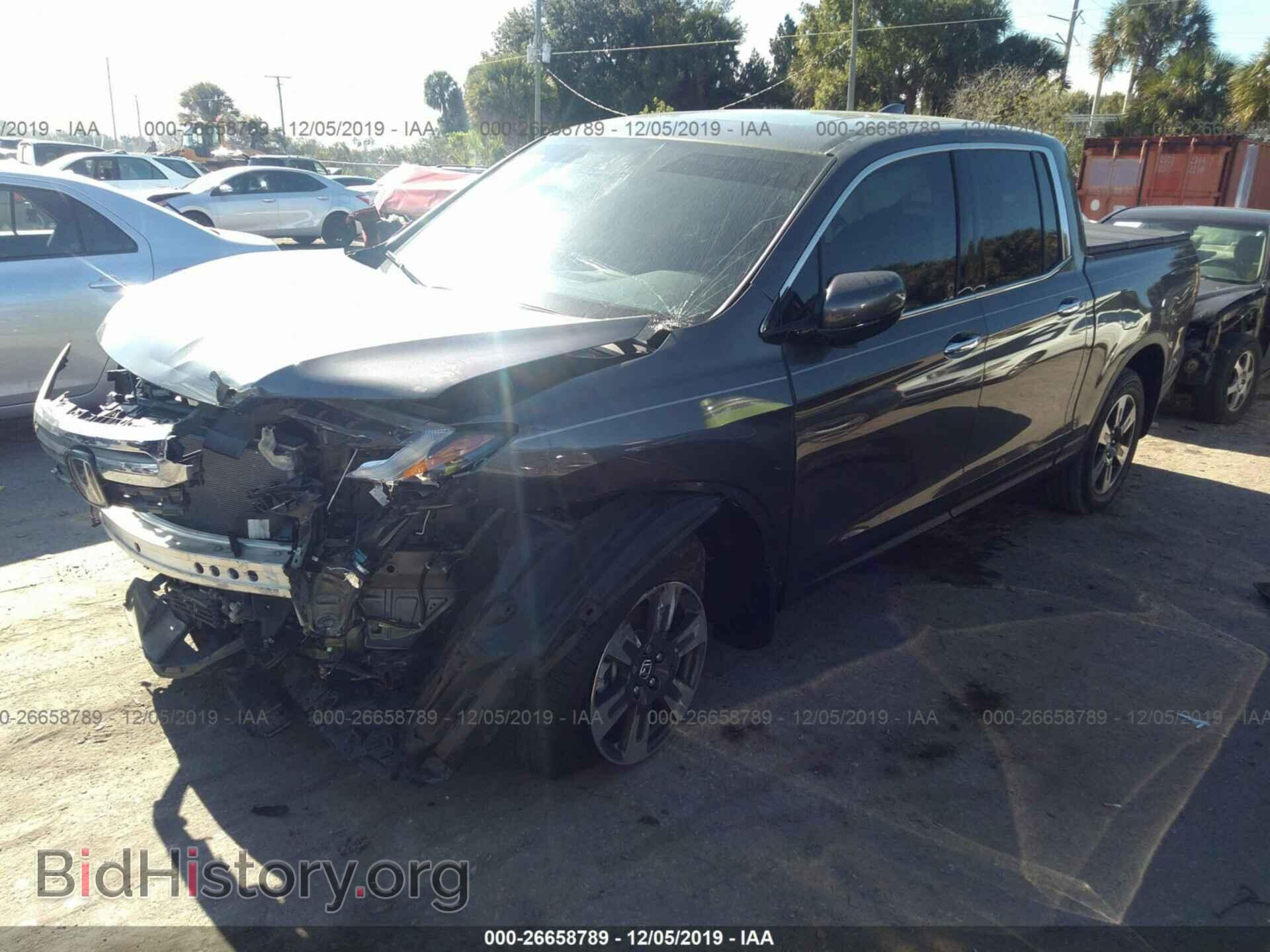 2019 HONDA RIDGELINE - VIN: 5FPYK3F75KB006164 - Фото 2