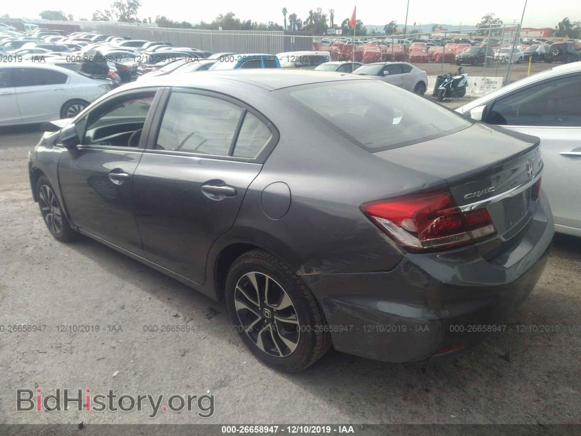2013 HONDA CIVIC - VIN: 19XFB2F83DE222512 - Фото 3