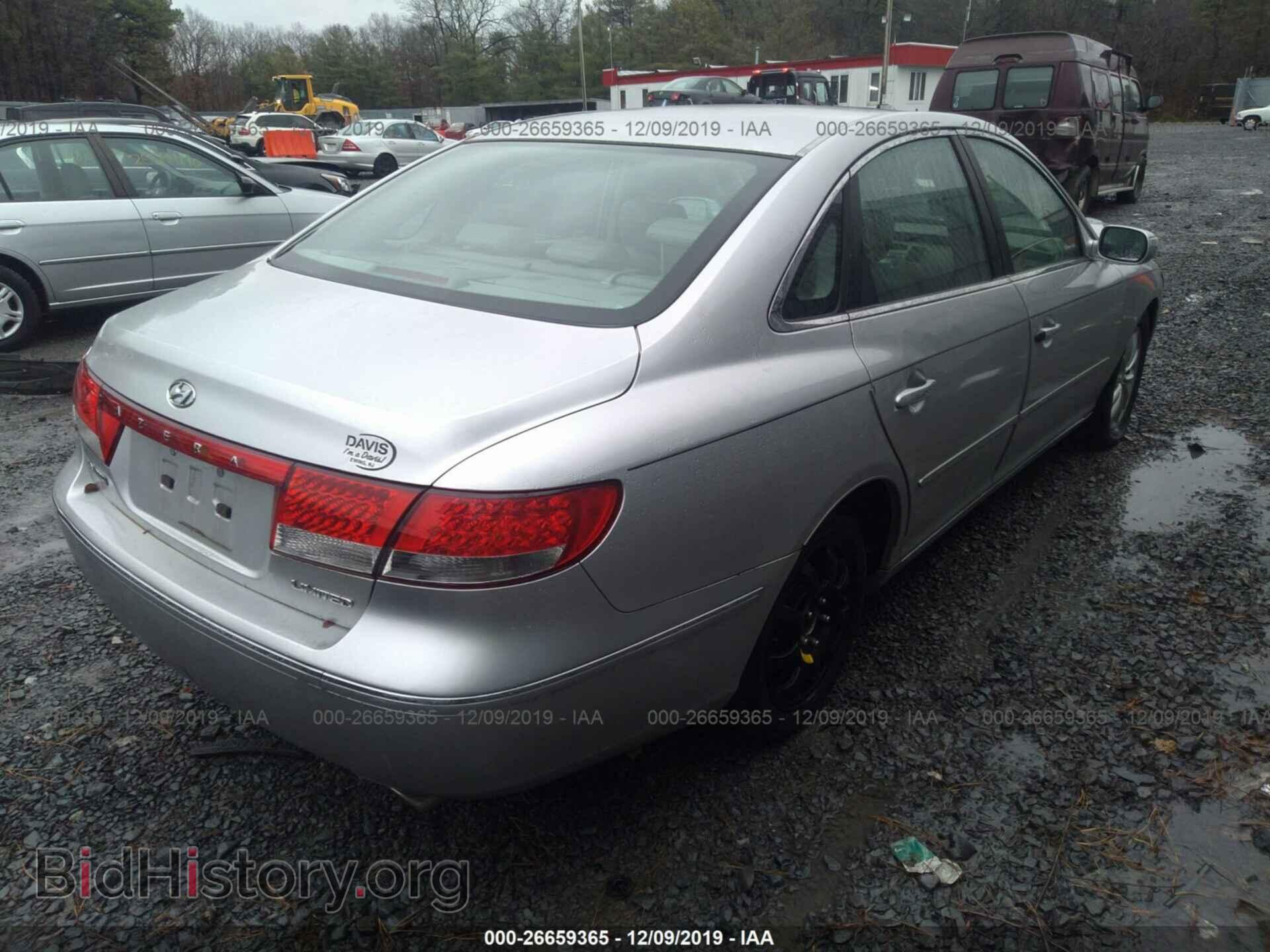 2007 HYUNDAI AZERA - VIN: KMHFC46F87A190182 - Фото 4