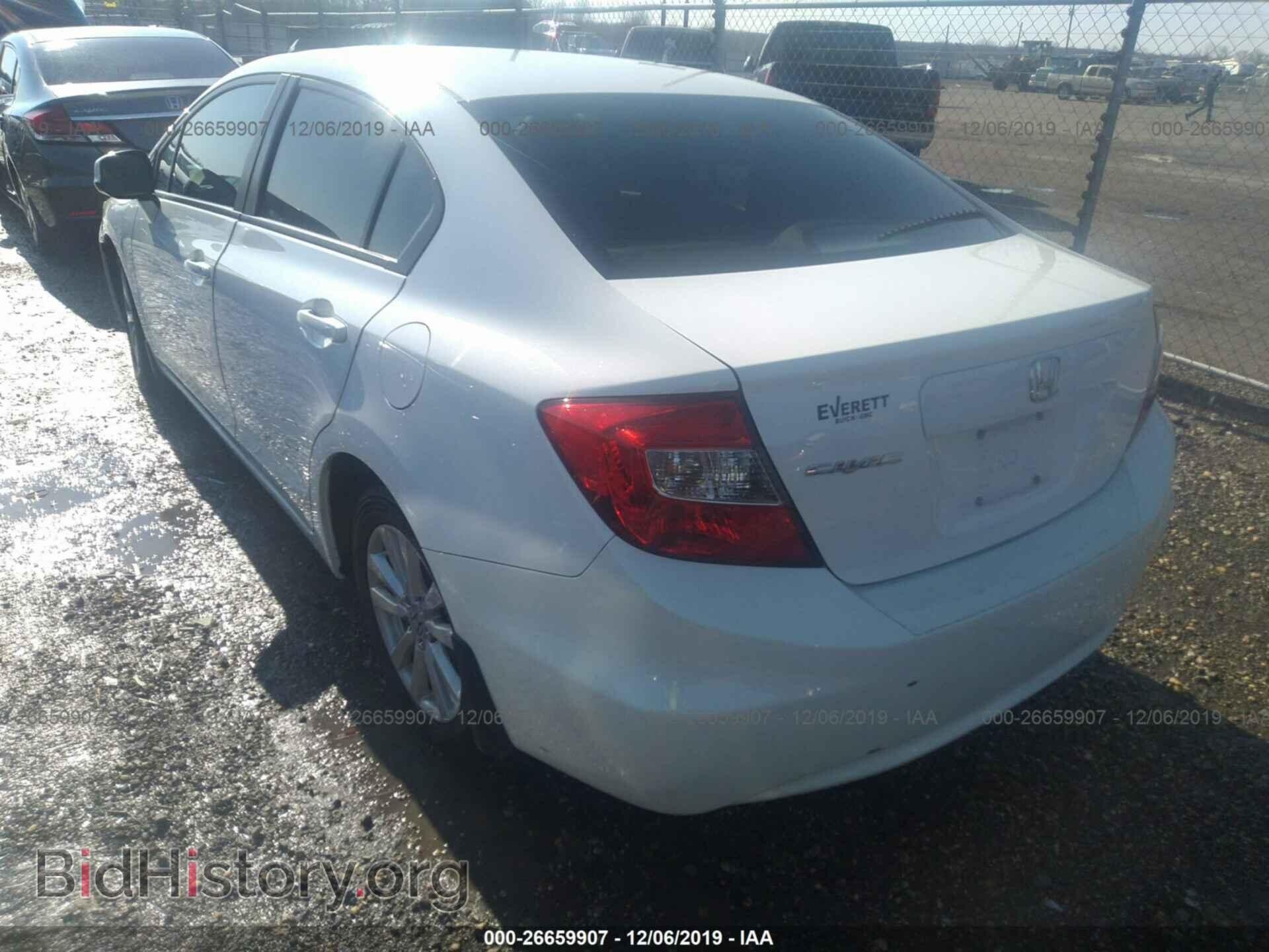 2012 HONDA CIVIC - VIN: 19XFB2F89CE045818 - Фото 3