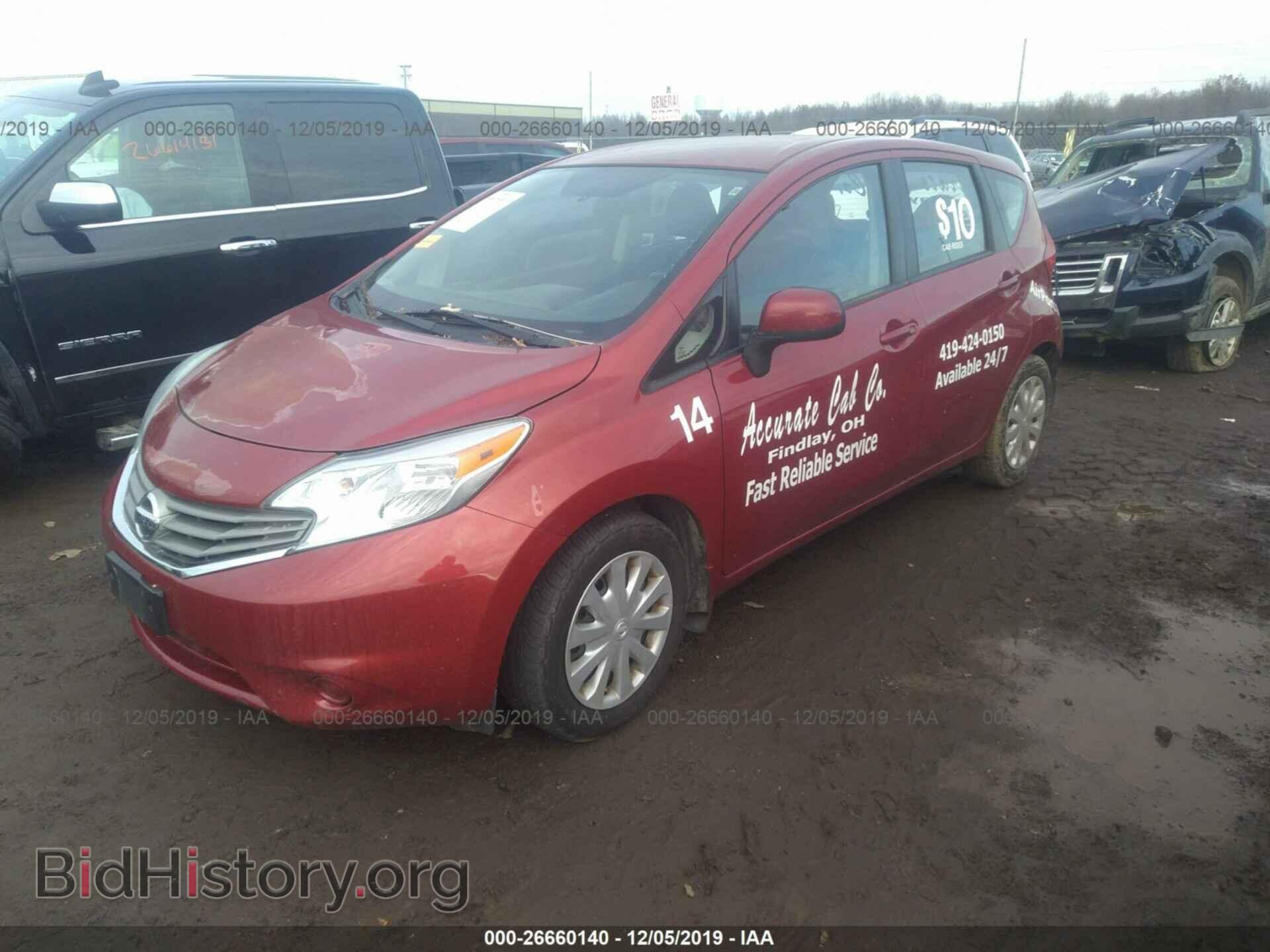 2014 NISSAN VERSA NOTE - VIN: 3N1CE2CP4EL364826 - Фото 2