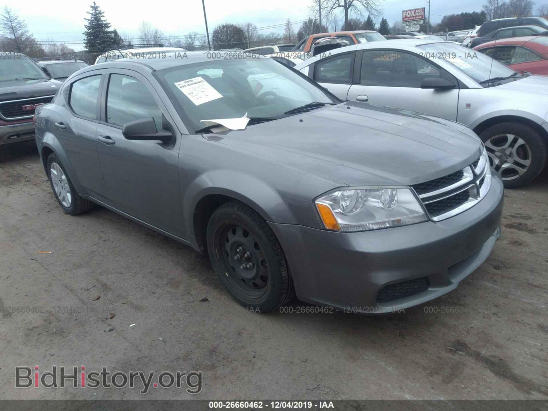 Фотография 1C3CDZAB6CN215044 - DODGE AVENGER 2012