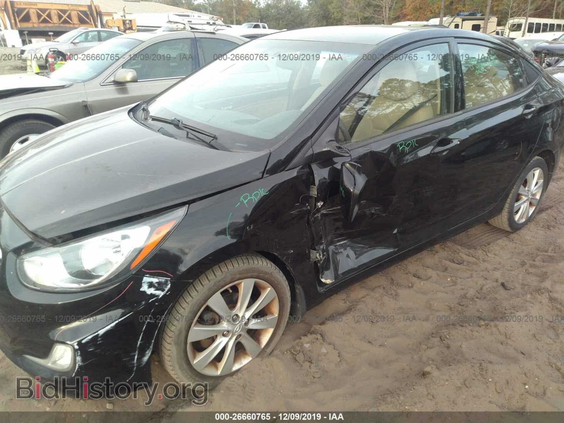 2013 HYUNDAI ACCENT - VIN: KMHCU4AE4DU336439 - Фото 6