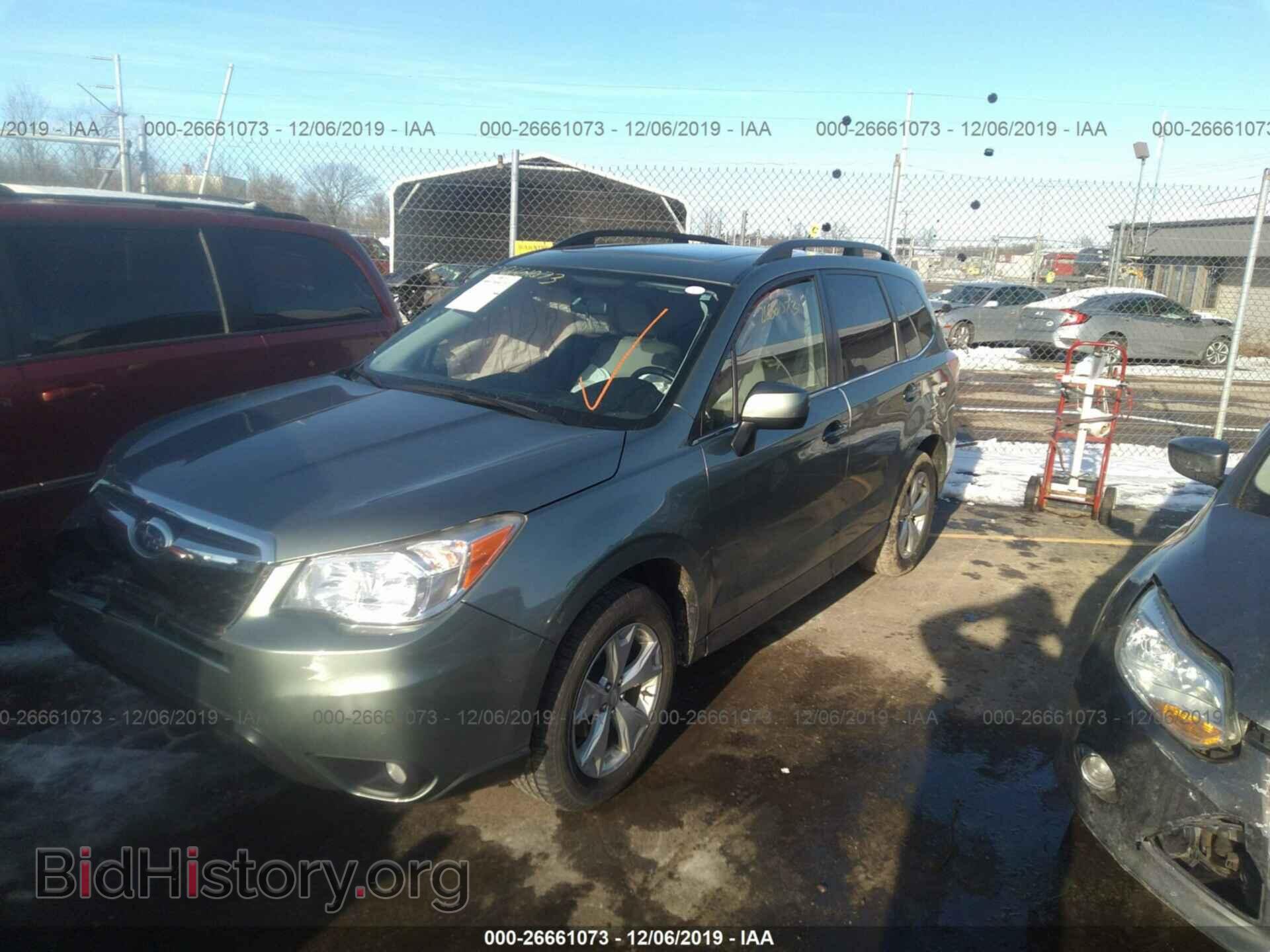 2014 SUBARU FORESTER - VIN: JF2SJAJC1EH461402 - Фото 2