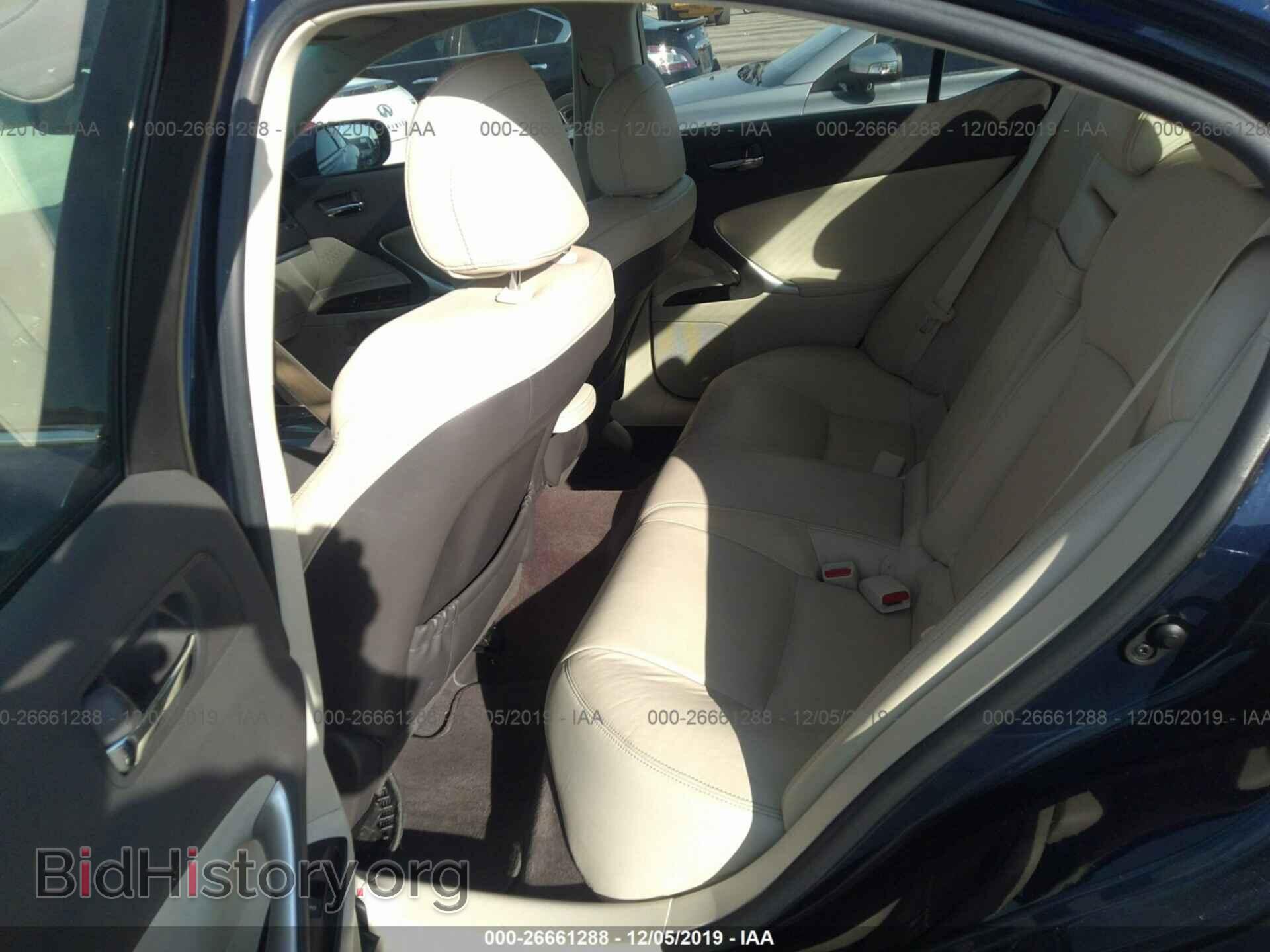 2012 LEXUS IS - VIN: JTHBF5C26C5176056 - Photo 8