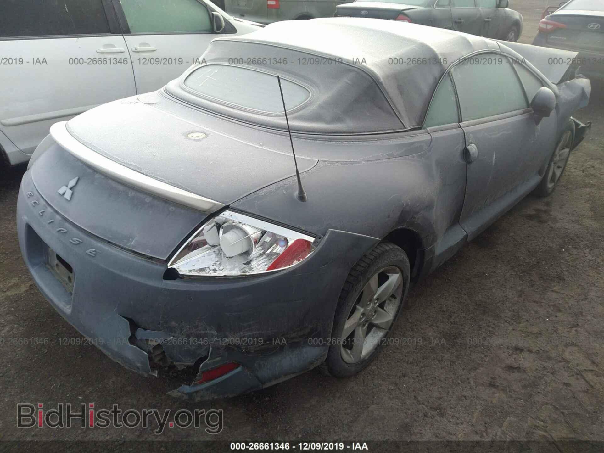 2007 MITSUBISHI ECLIPSE - VIN: 4A3AL25F67E057401 - Фото 4