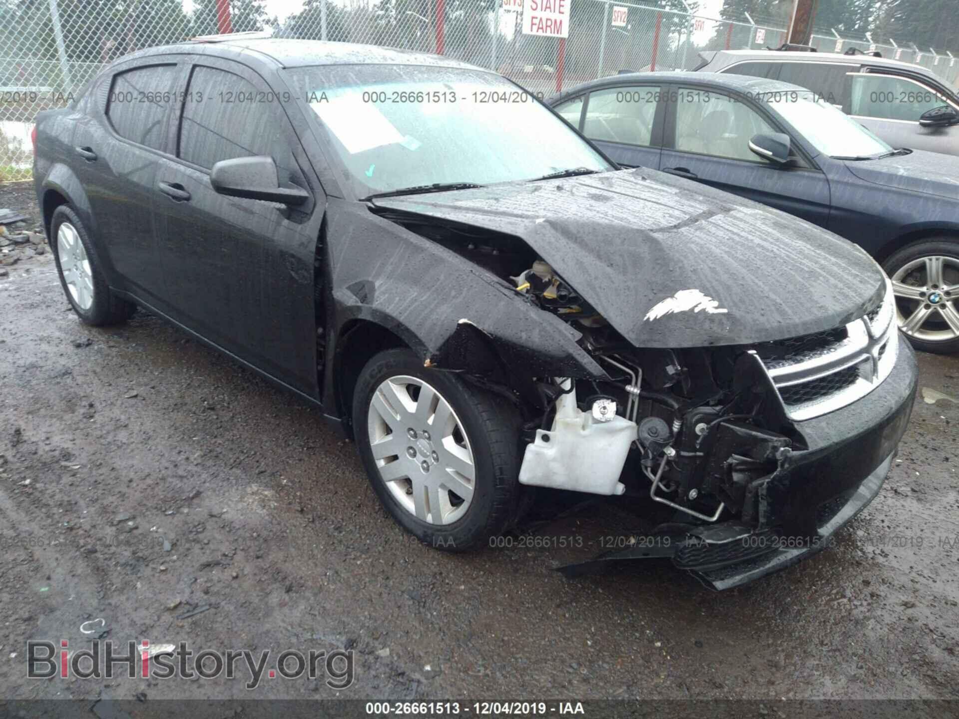 Photo 1C3CDZAB5EN237765 - DODGE AVENGER 2014