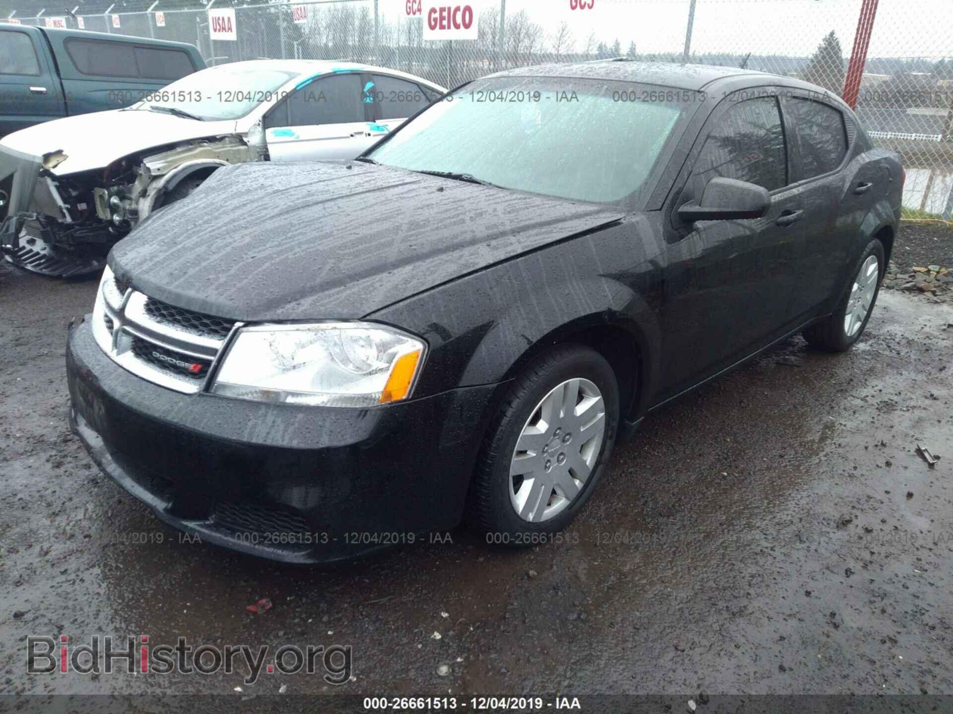 2014 DODGE AVENGER - VIN: 1C3CDZAB5EN237765 - Фото 2