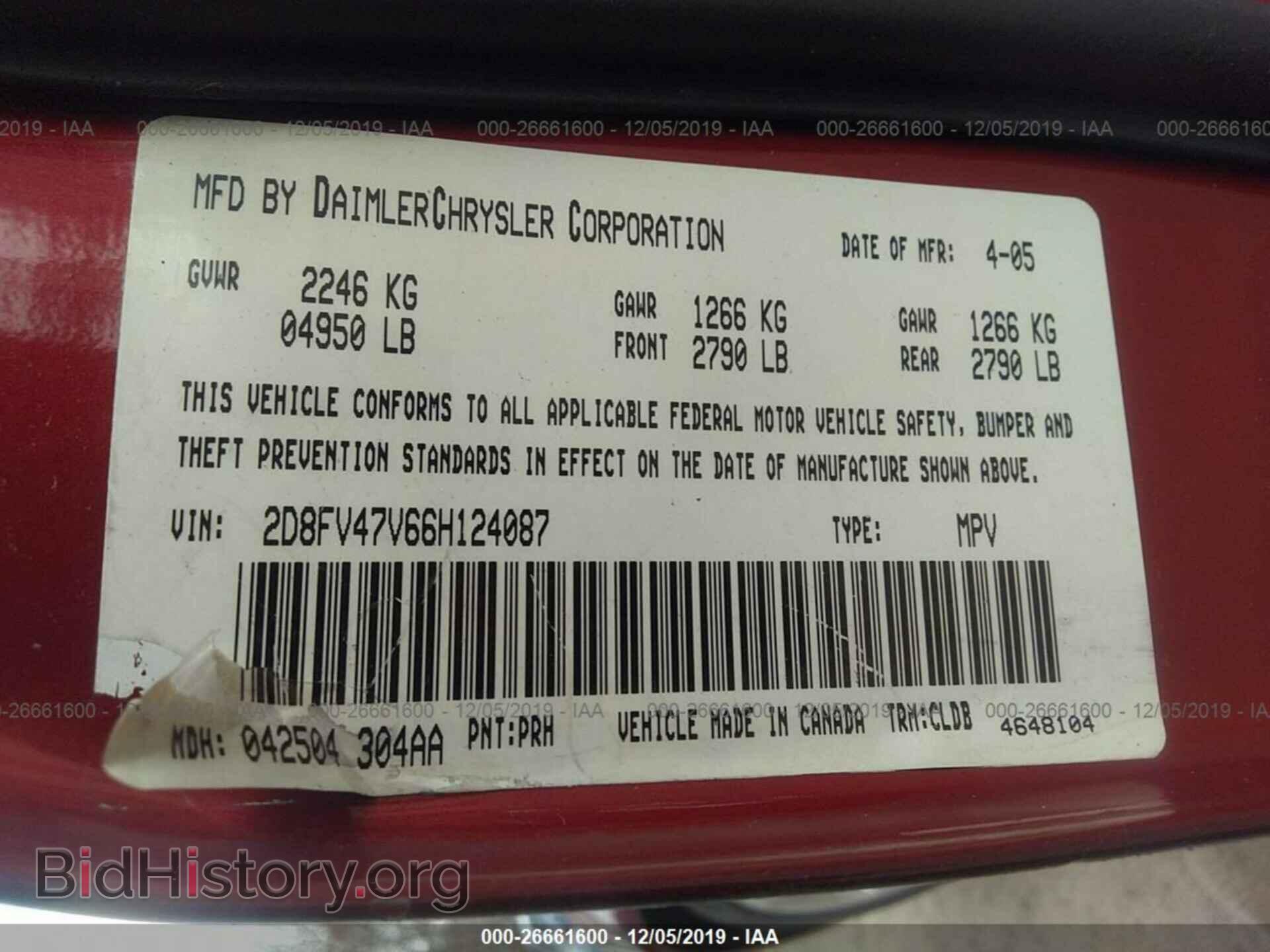 2006 DODGE MAGNUM - VIN: 2D8FV47V66H124087 - Фото 9
