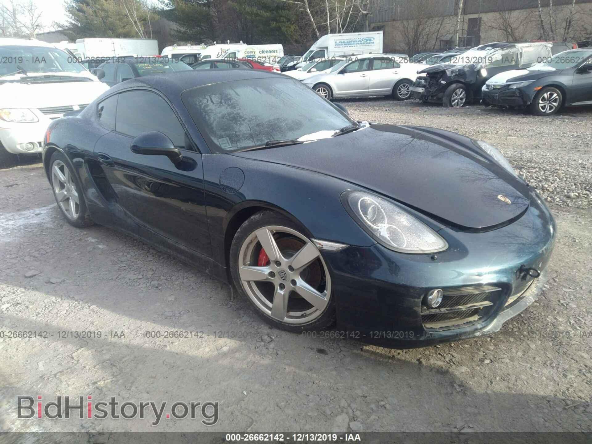 Фотография WP0AB2A84EK192212 - PORSCHE CAYMAN 2014