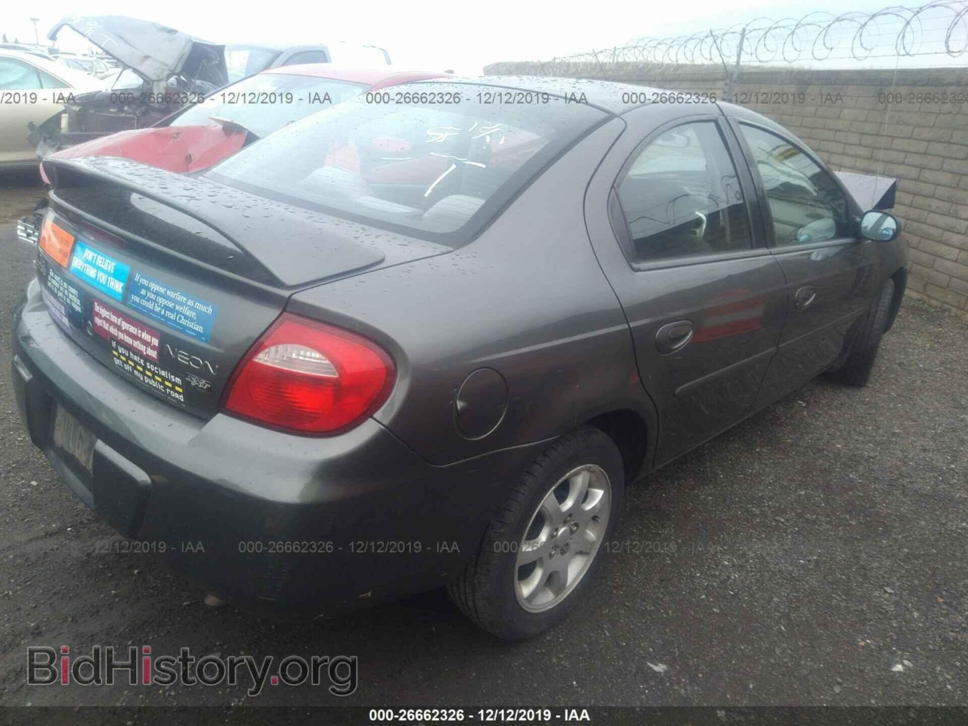 2003 DODGE NEON - VIN: 1B3ES56C33D253231 - Photo 4