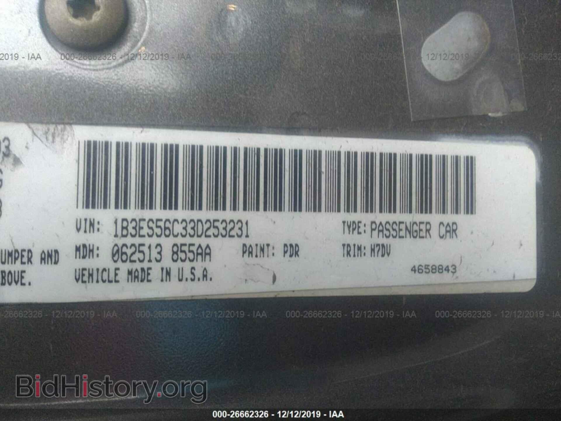 2003 DODGE NEON - VIN: 1B3ES56C33D253231 - Photo 9