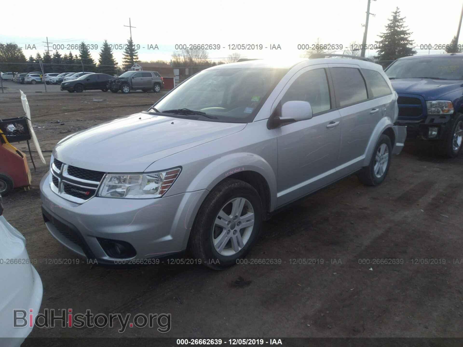 2012 DODGE JOURNEY - VIN: 3C4PDCBB9CT331198 - Фото 2