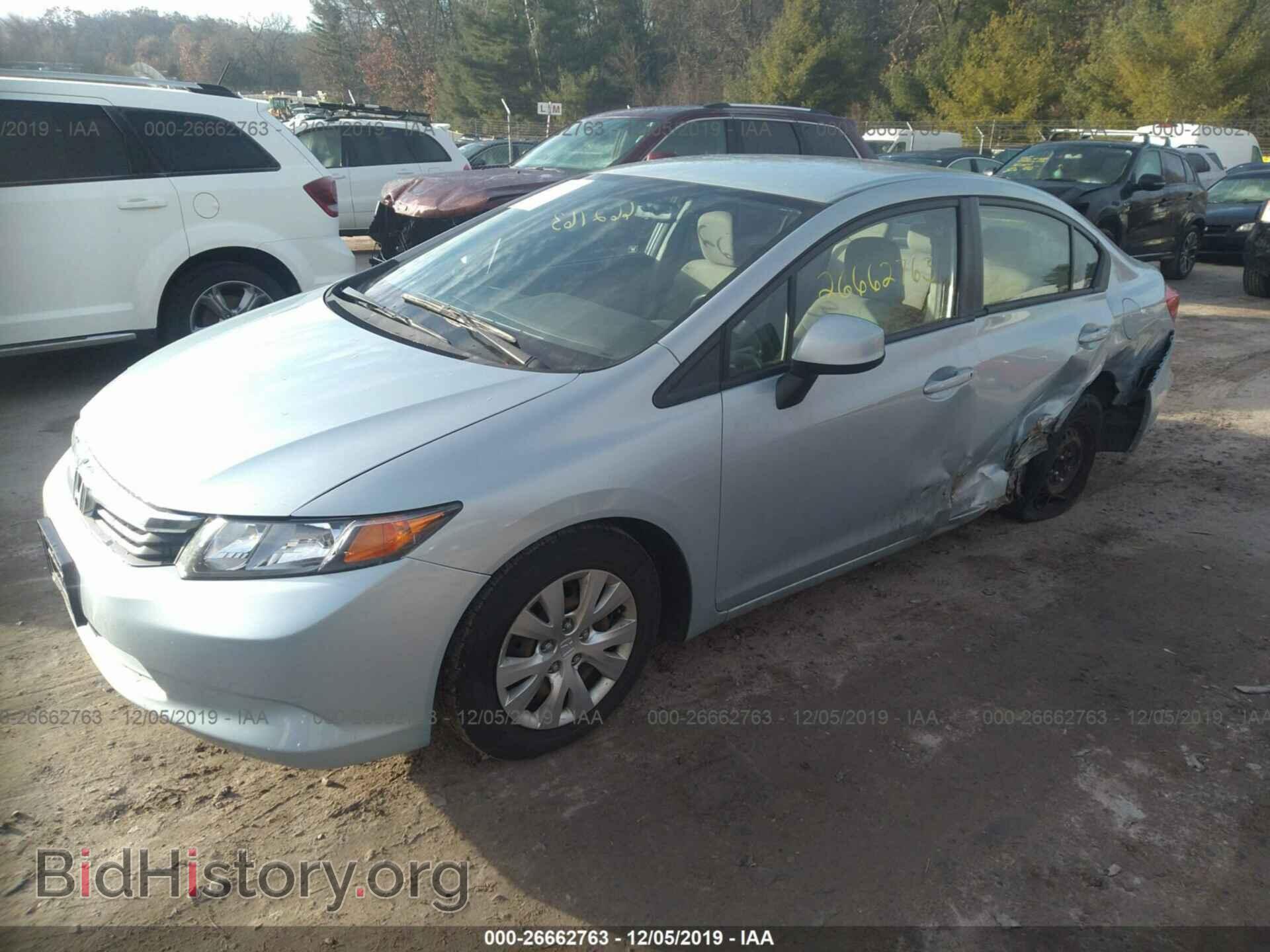 2012 HONDA CIVIC - VIN: 19XFB2F51CE057161 - Фото 2