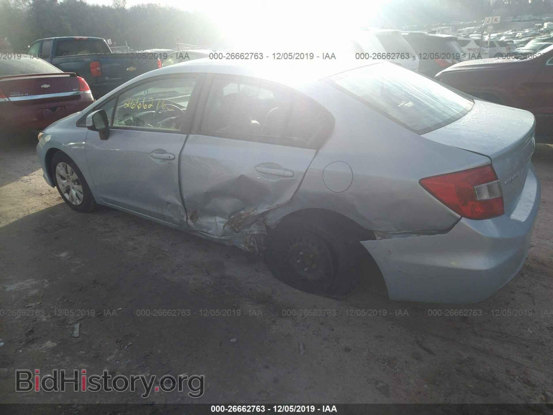 2012 HONDA CIVIC - VIN: 19XFB2F51CE057161 - Фото 3