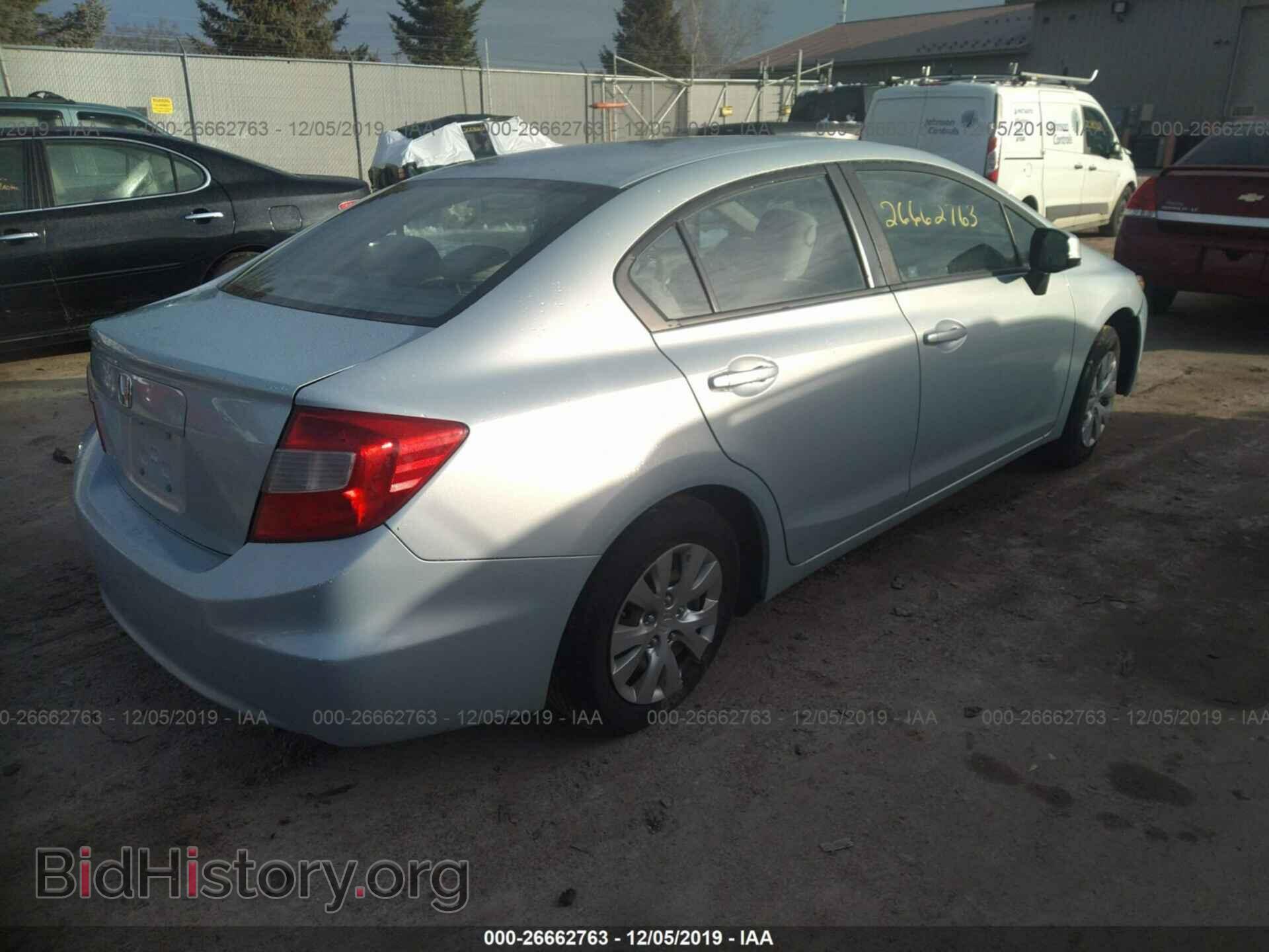 2012 HONDA CIVIC - VIN: 19XFB2F51CE057161 - Фото 4