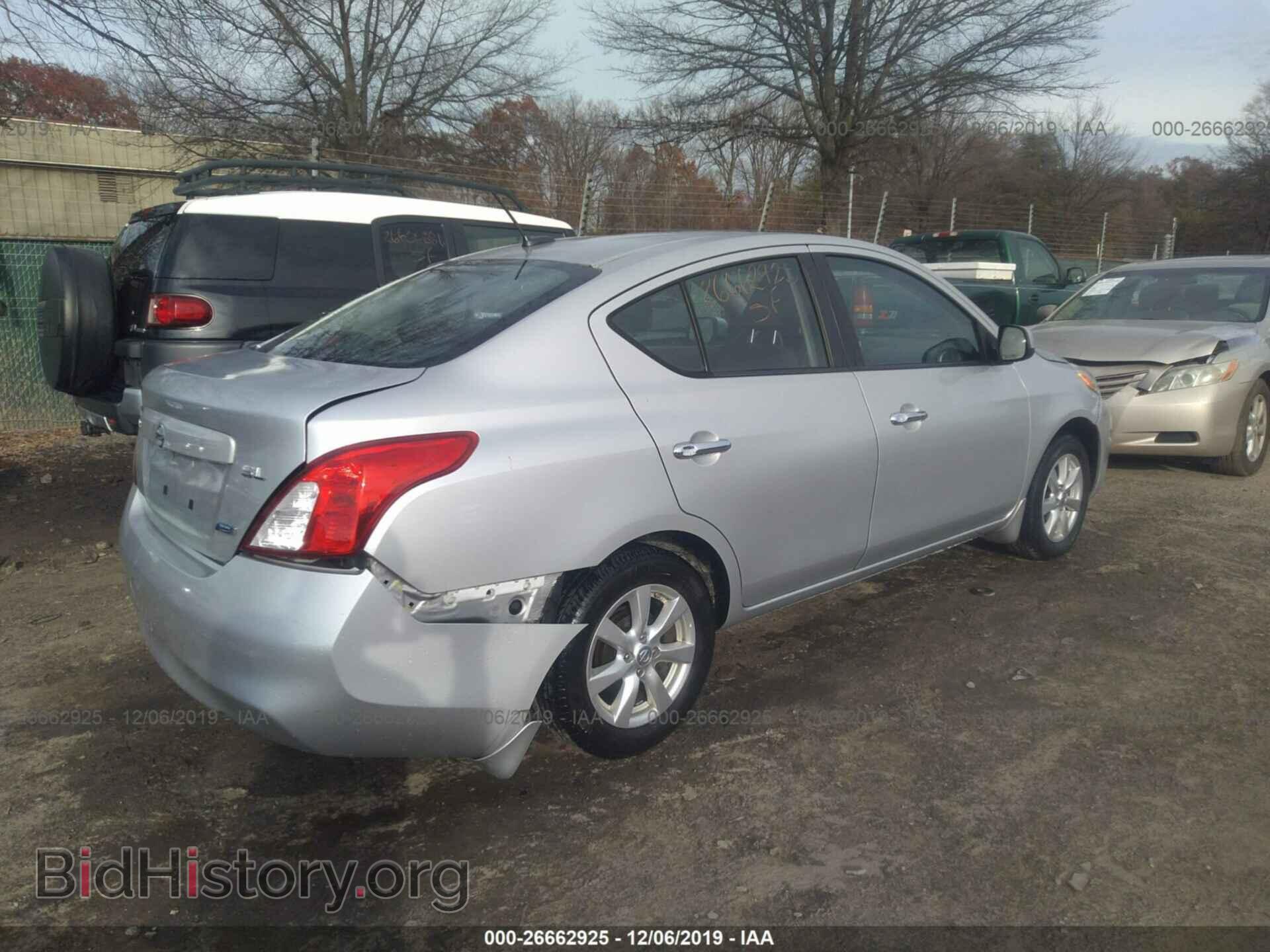 2012 NISSAN VERSA - VIN: 3N1CN7AP1CL909541 - Фото 4