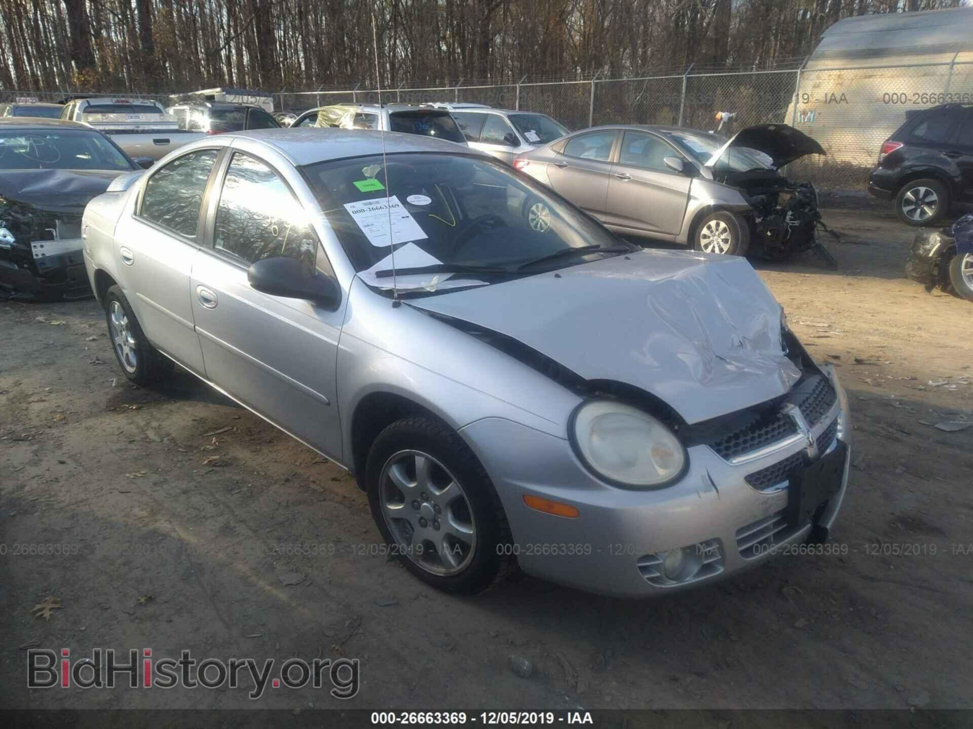 Photo 1B3ES56C65D186448 - DODGE NEON 2005