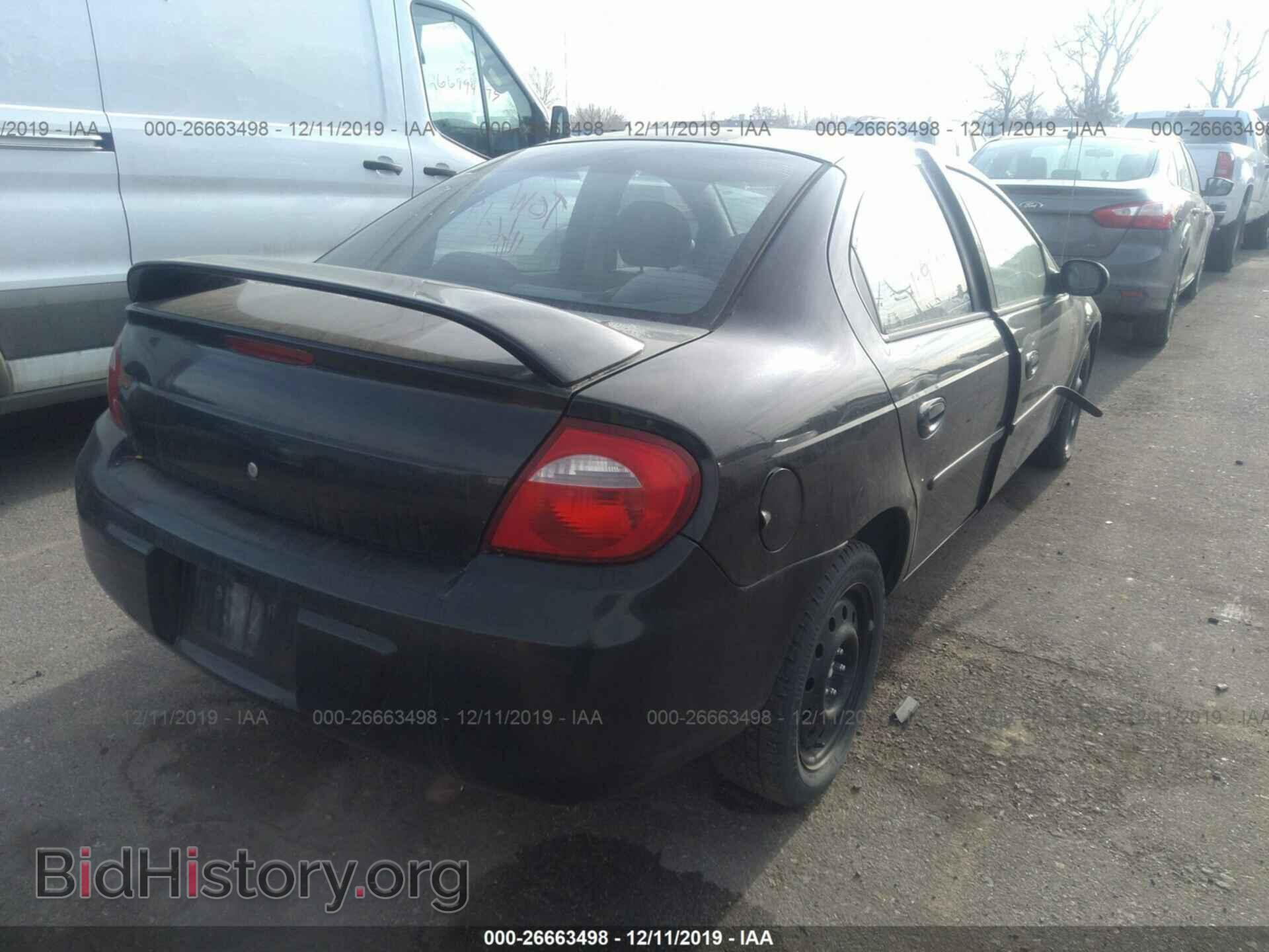 2003 DODGE NEON - VIN: 1B3ES56CX3D217522 - Фото 4