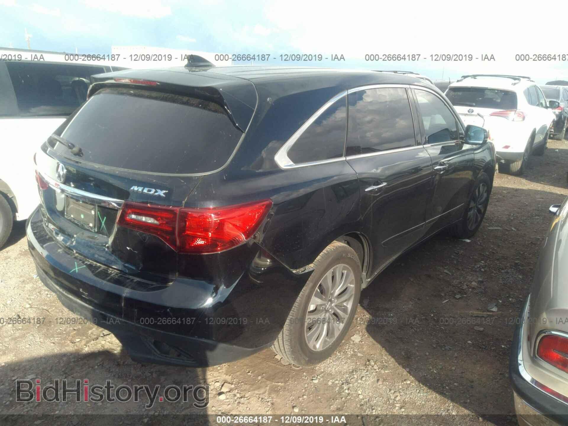 2014 ACURA MDX - VIN: 5FRYD3H67EB015135 - Photo 4