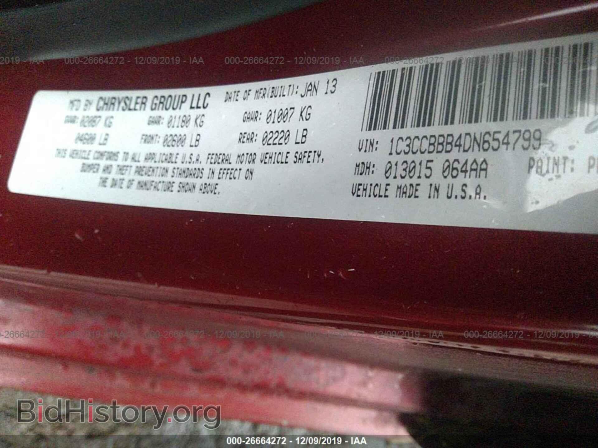 2013 CHRYSLER 200 - VIN: 1C3CCBBB4DN654799 - Photo 9
