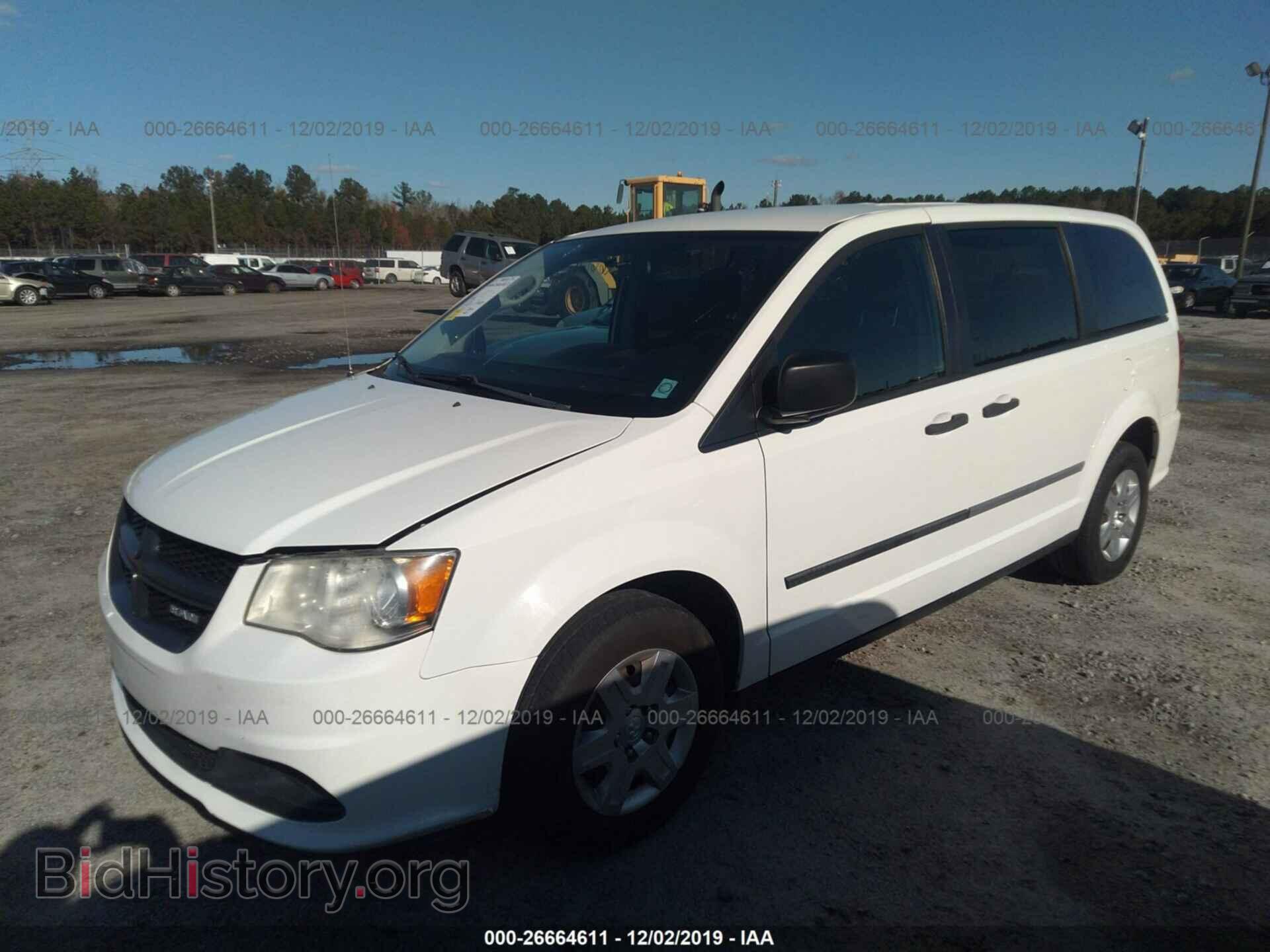 2012 DODGE RAM VAN - VIN: 2C4RDGAGXCR289270 - Photo 2