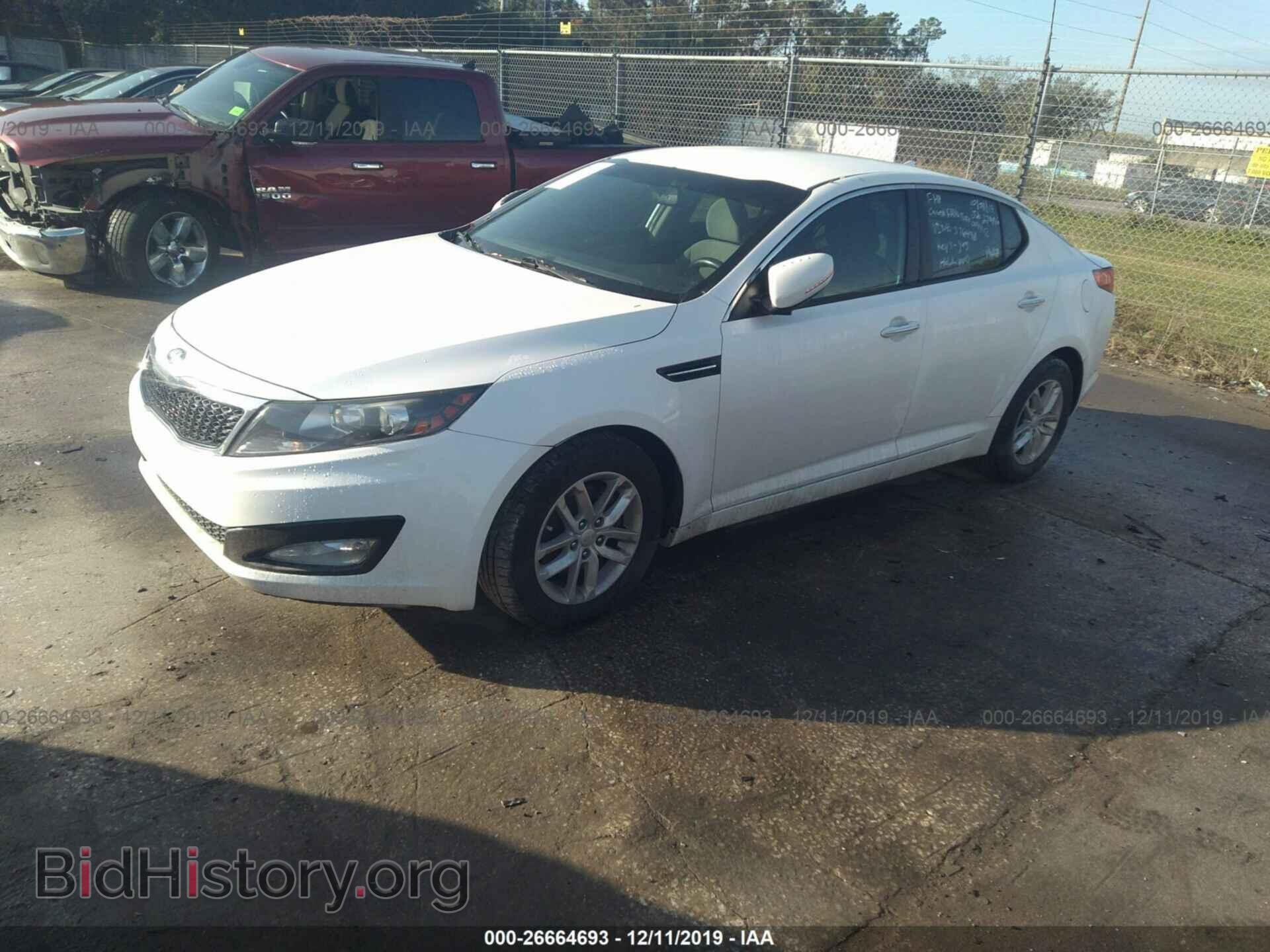 2013 KIA Optima - VIN: KNAGM4A72D5376498 - Фото 2