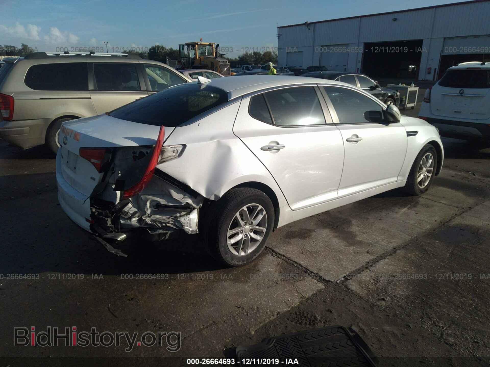 2013 KIA Optima - VIN: KNAGM4A72D5376498 - Фото 4
