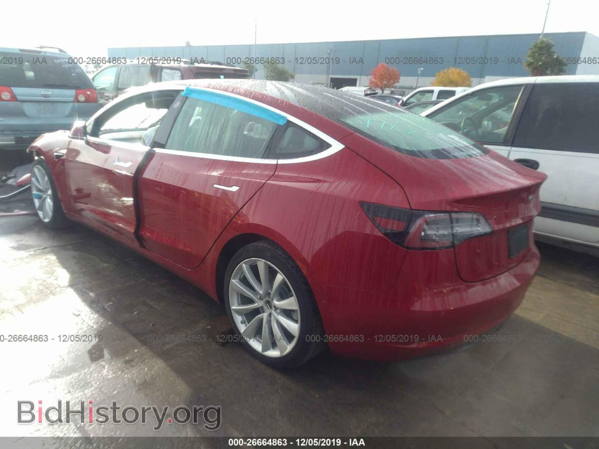 2019 TESLA MODEL 3 - VIN: 5YJ3E1EB8KF192125 - Фото 3