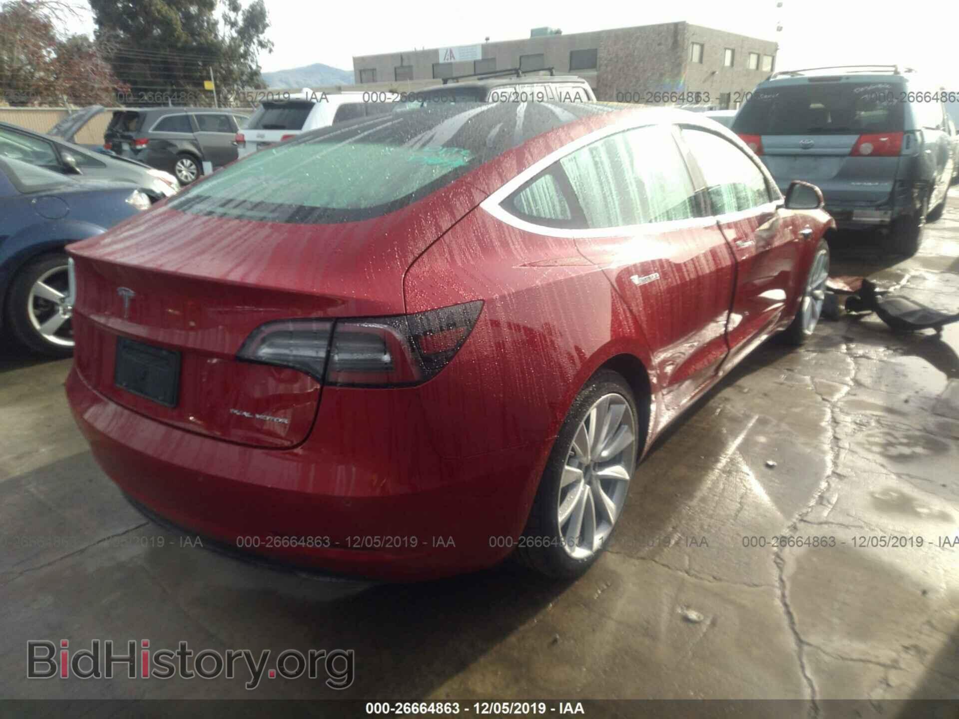 2019 TESLA MODEL 3 - VIN: 5YJ3E1EB8KF192125 - Фото 4