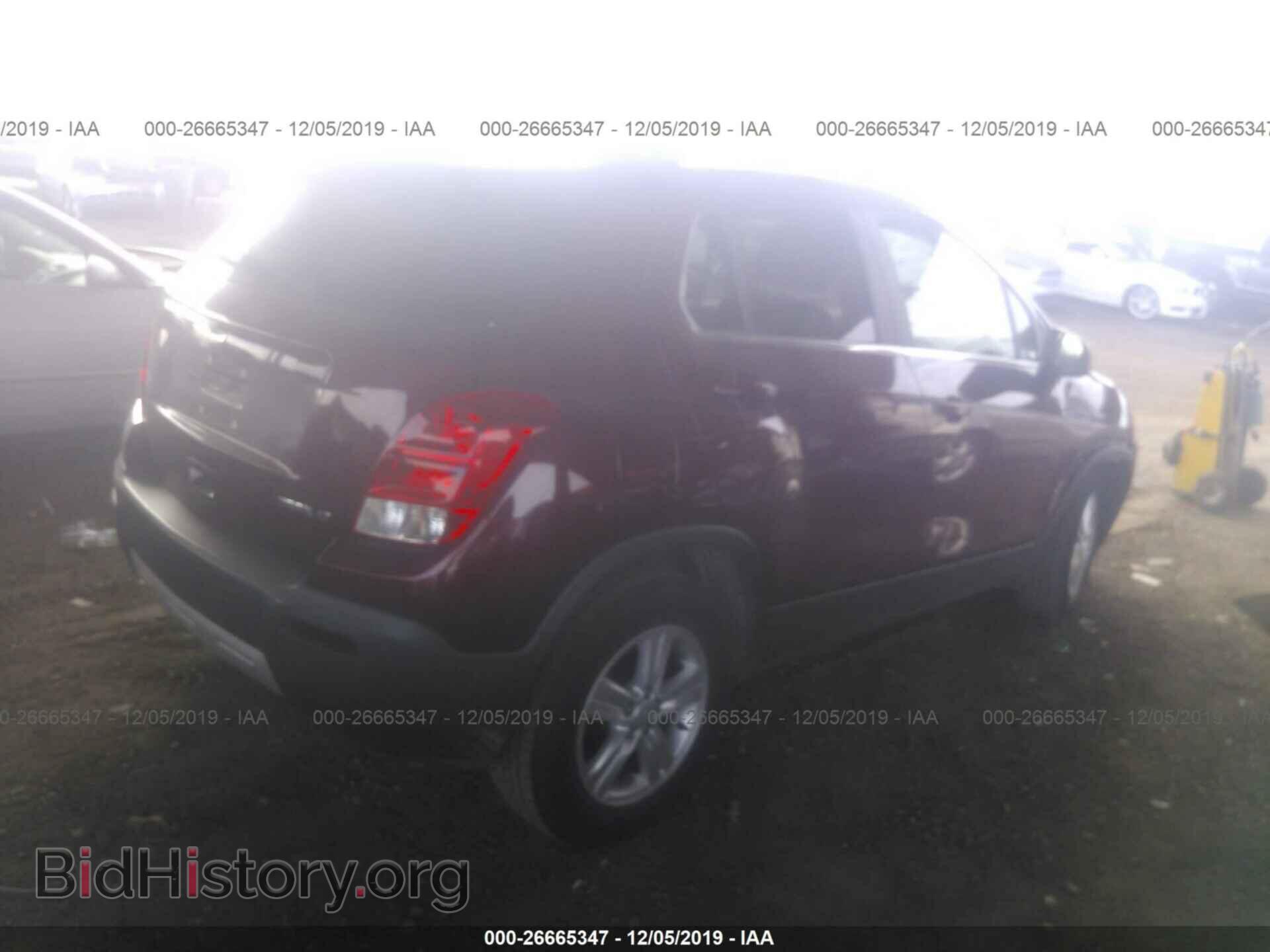 2016 CHEVROLET TRAX - VIN: 3GNCJLSB5GL168294 - Фото 4