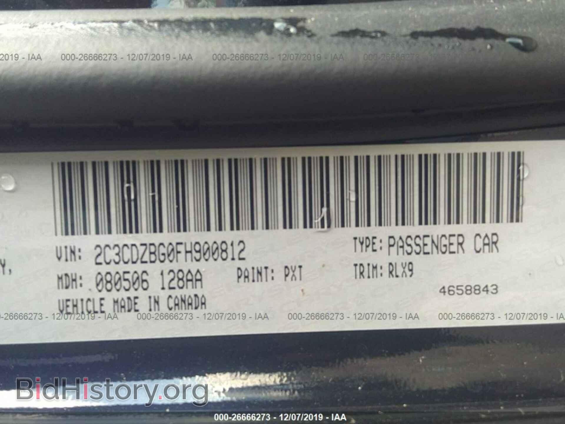 2015 DODGE CHALLENGER - VIN: 2C3CDZBG0FH900812 - Фото 9