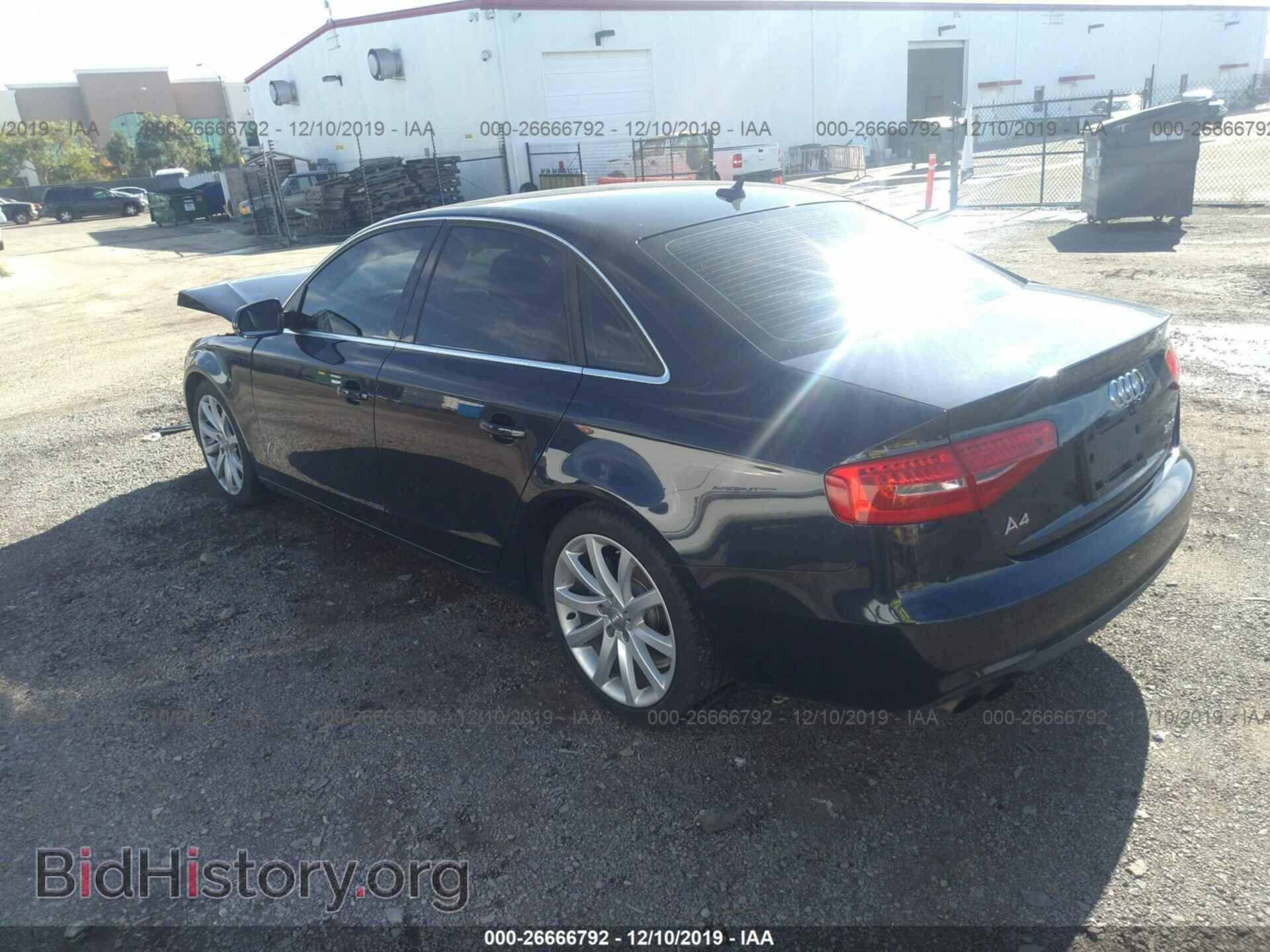 2013 AUDI A4 - VIN: WAUEFAFL8DN009644 - Фото 3