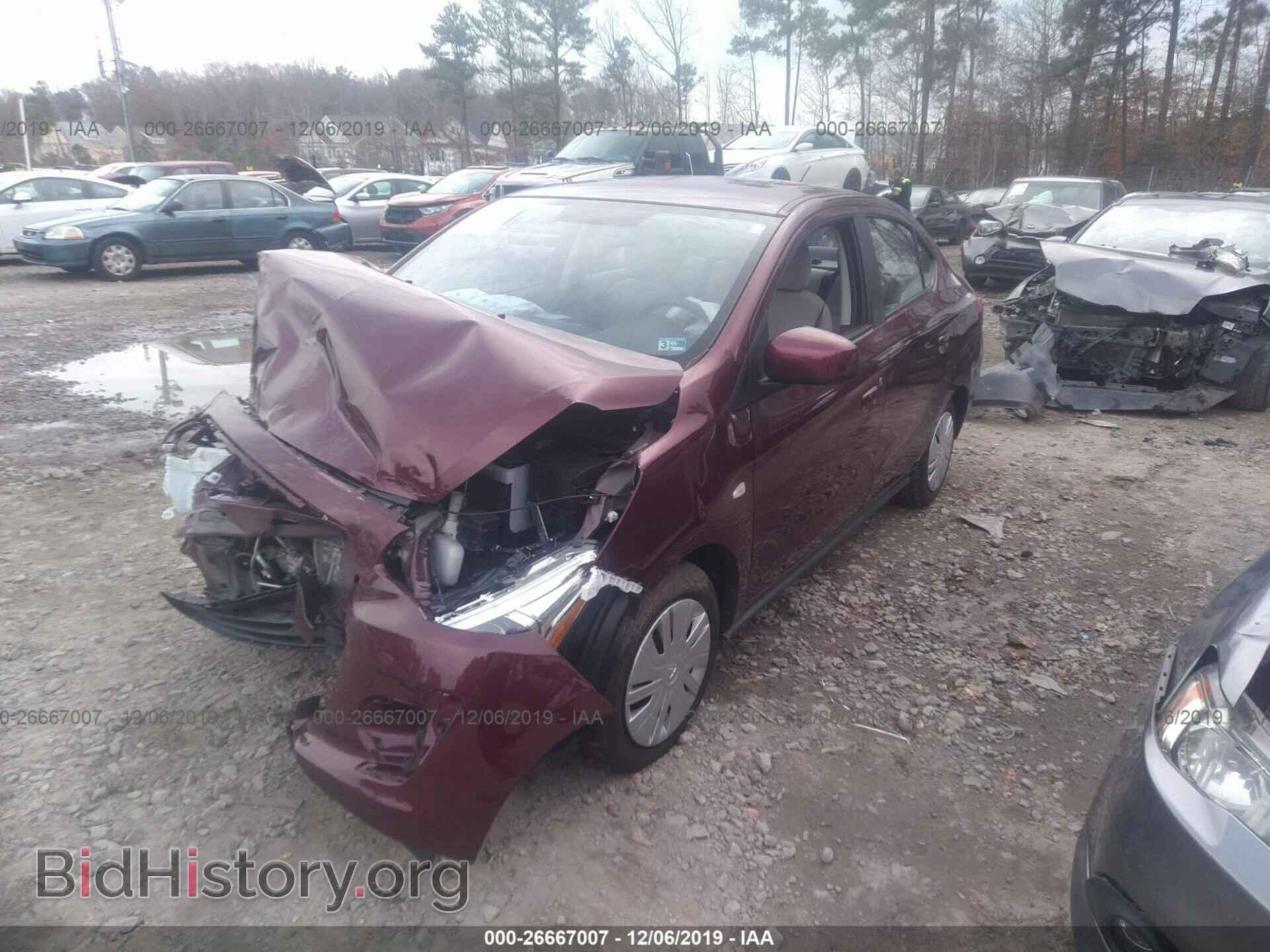 2019 MITSUBISHI MIRAGE - VIN: ML32F3FJ1KHF12319 - Фото 2