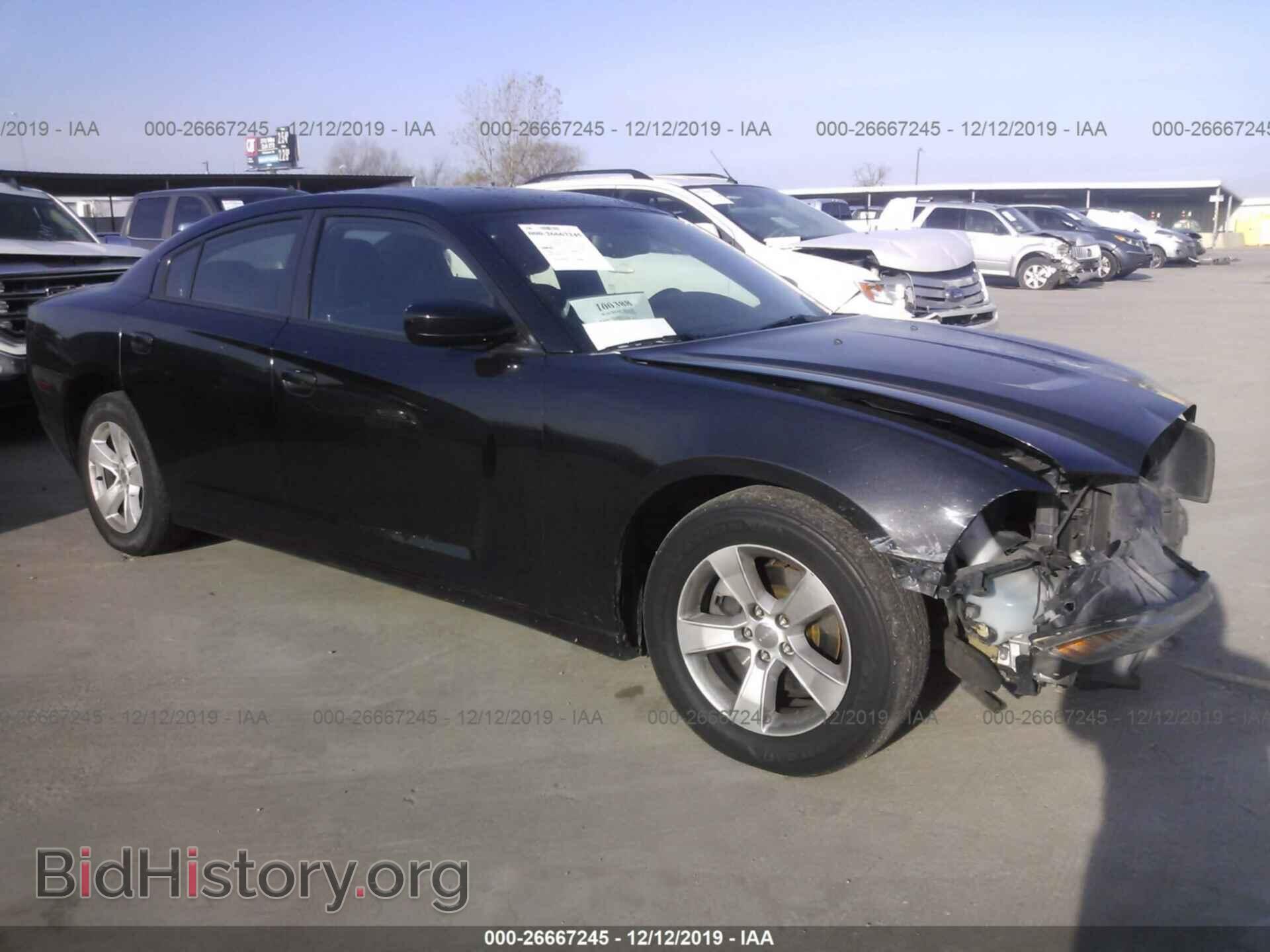 Photo 2C3CDXBGXDH601894 - DODGE CHARGER 2013
