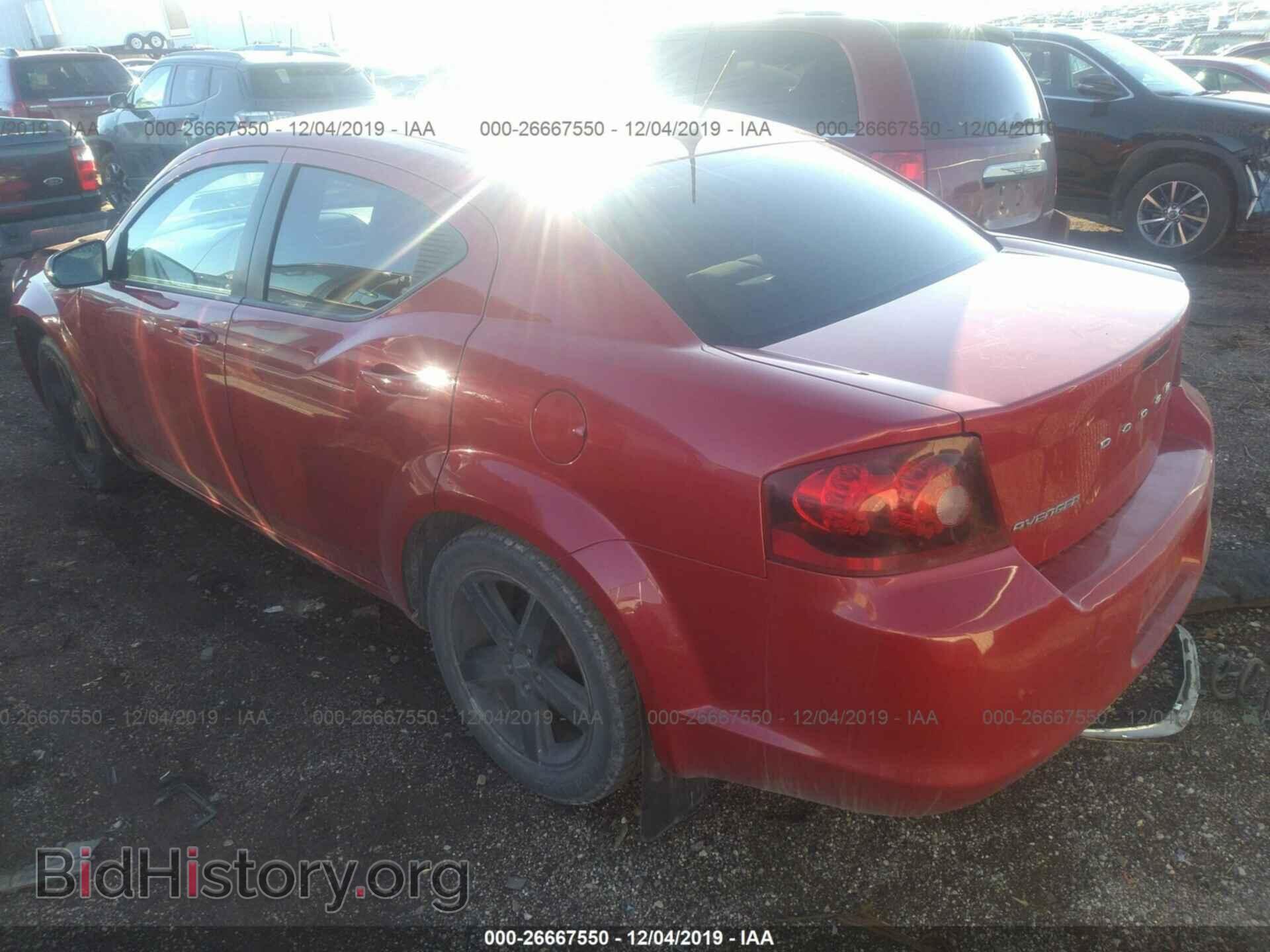 2013 DODGE AVENGER - VIN: 1C3CDZCB3DN662574 - Фото 3
