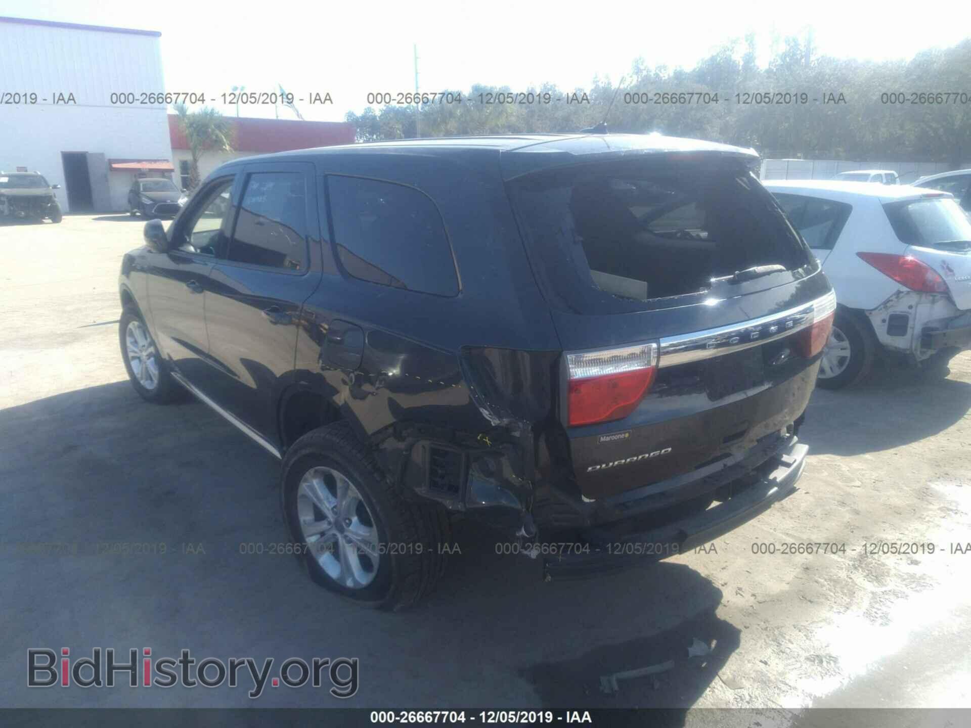 2012 DODGE DURANGO - VIN: 1C4RDHAG7CC247539 - Фото 3