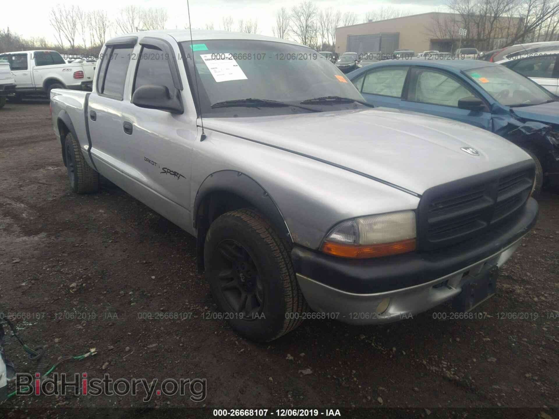 Photo 1B7GL2AN81S221329 - DODGE DAKOTA 2001