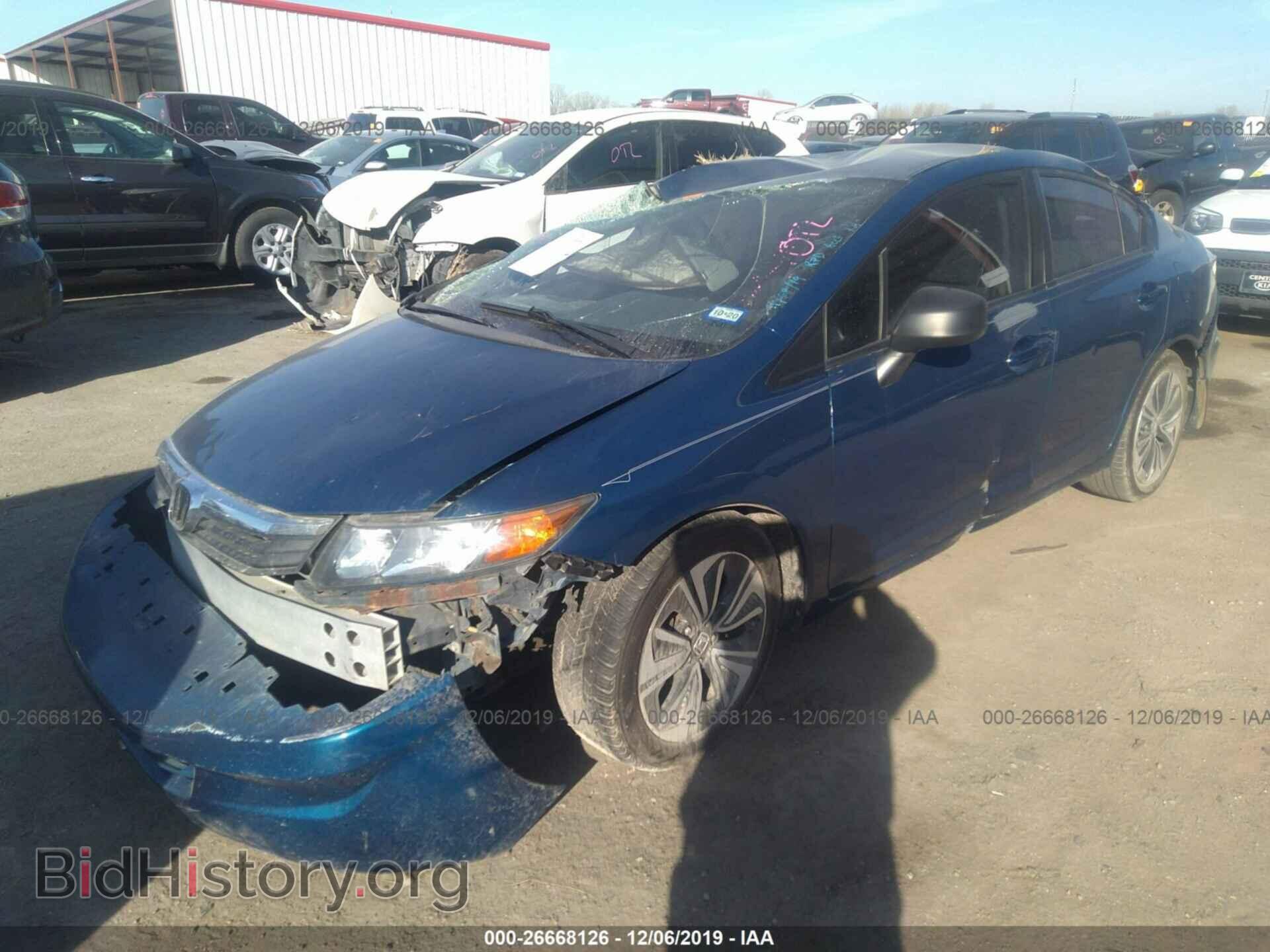 2012 HONDA CIVIC - VIN: 2HGFB2F57CH510981 - Фото 2