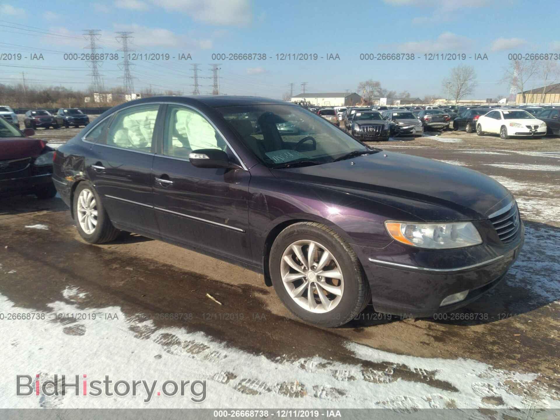 Photo KMHFC46F77A200040 - HYUNDAI AZERA 2007