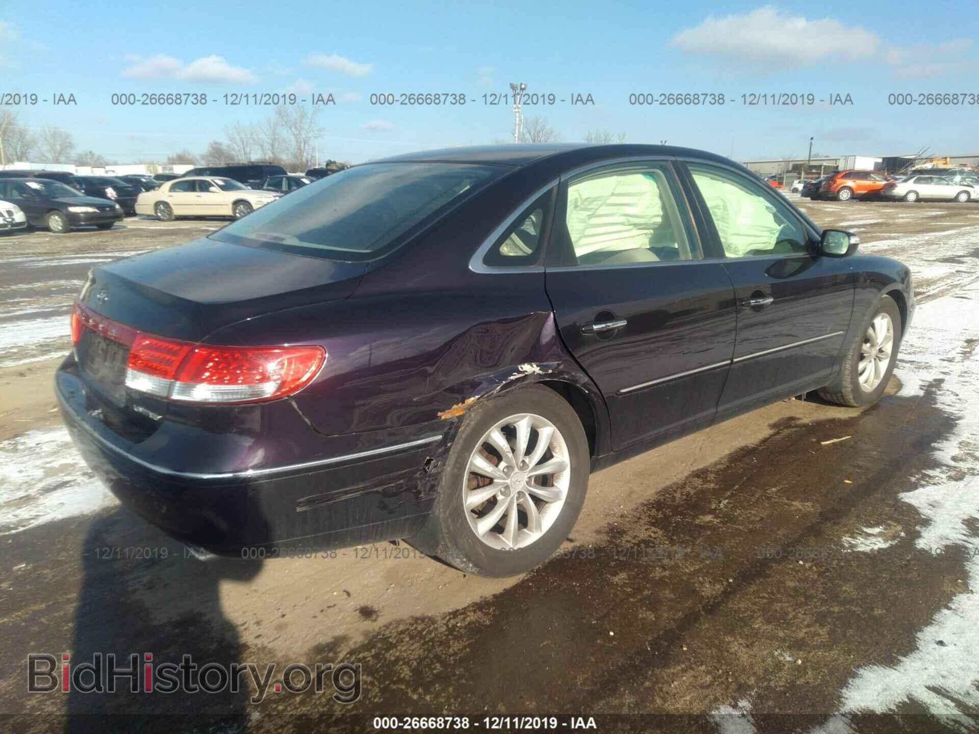 2007 HYUNDAI AZERA - VIN: KMHFC46F77A200040 - Фото 4