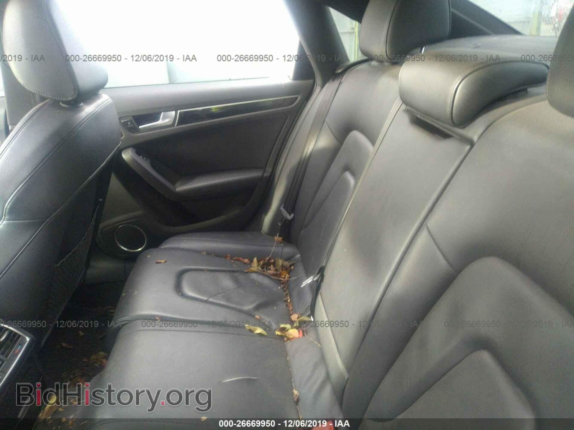 2011 AUDI A4 - VIN: WAUFFAFL5BN037726 - Фото 8