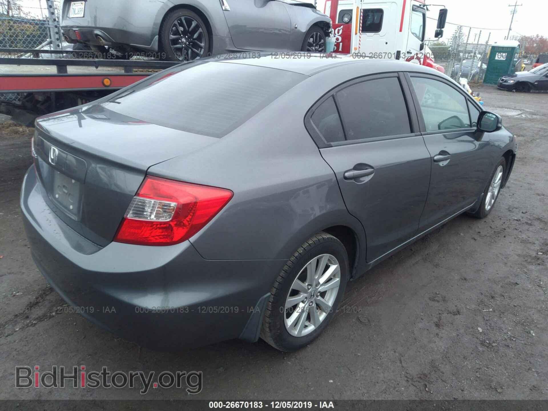 2012 HONDA CIVIC - VIN: 19XFB2F89CE309037 - Фото 4