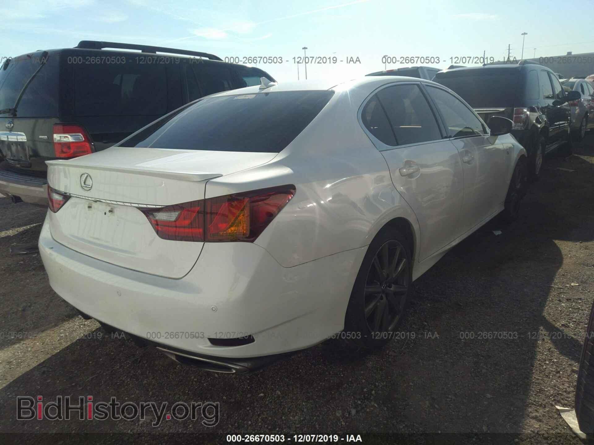 2013 LEXUS GS - VIN: JTHBE1BL8D5006871 - Фото 4