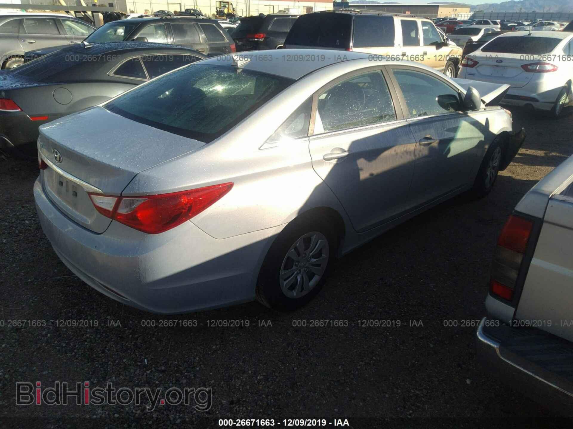 2012 HYUNDAI SONATA - VIN: 5NPEB4AC2CH337115 - Фото 4