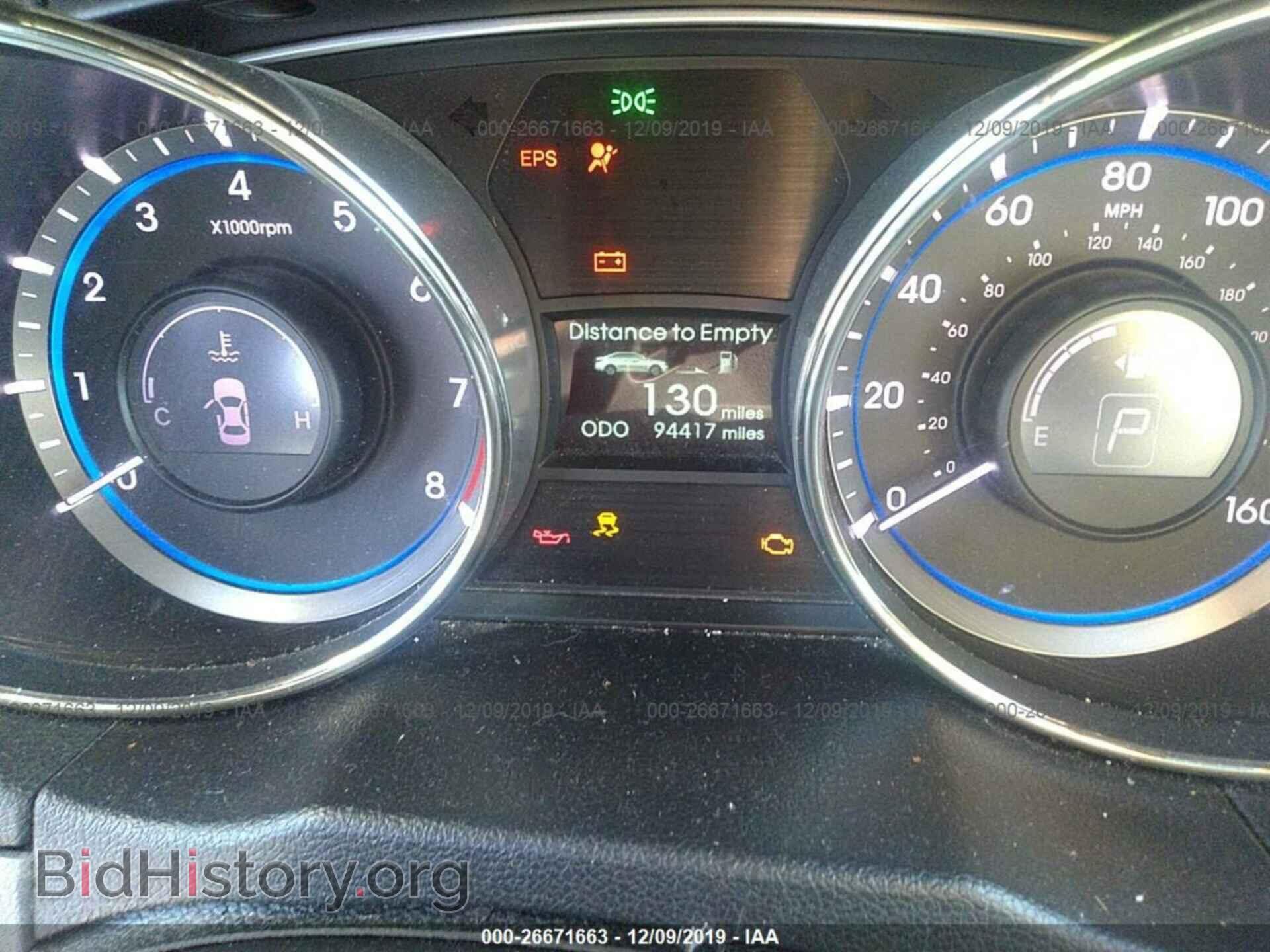 2012 HYUNDAI SONATA - VIN: 5NPEB4AC2CH337115 - Фото 7