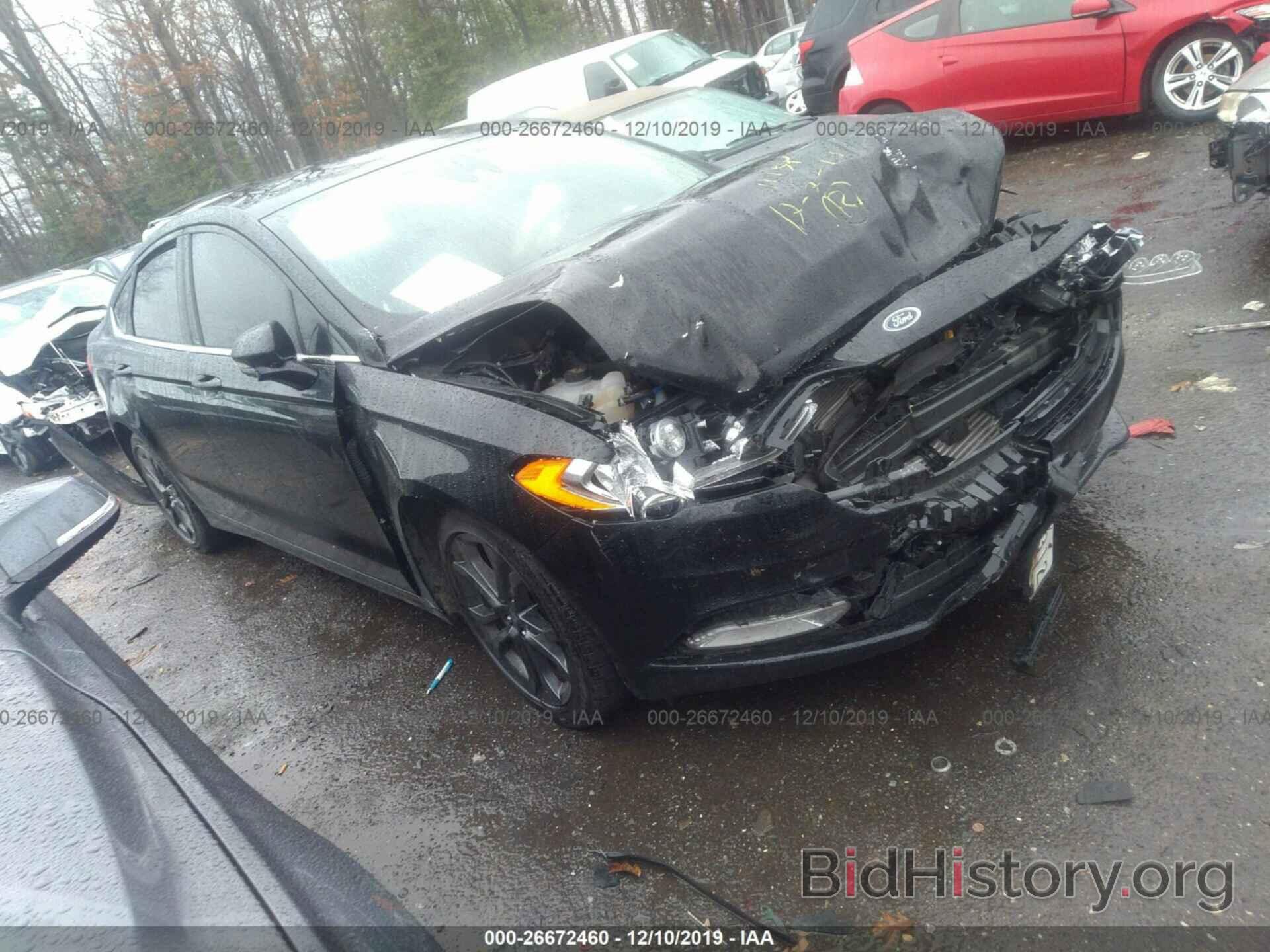 Photo 3FA6P0T95JR129746 - FORD FUSION 2018